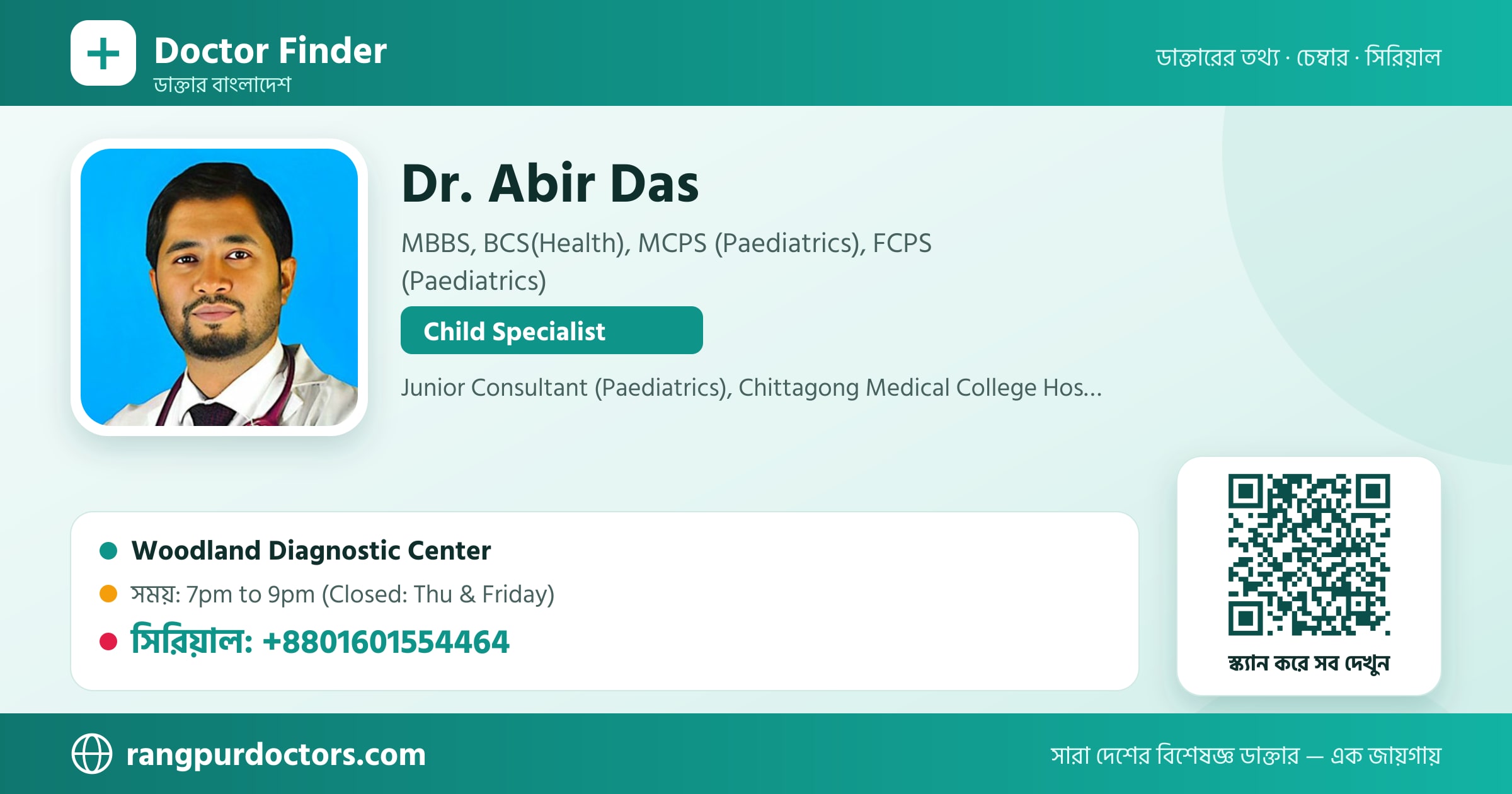 Dr. Abir Das — share card