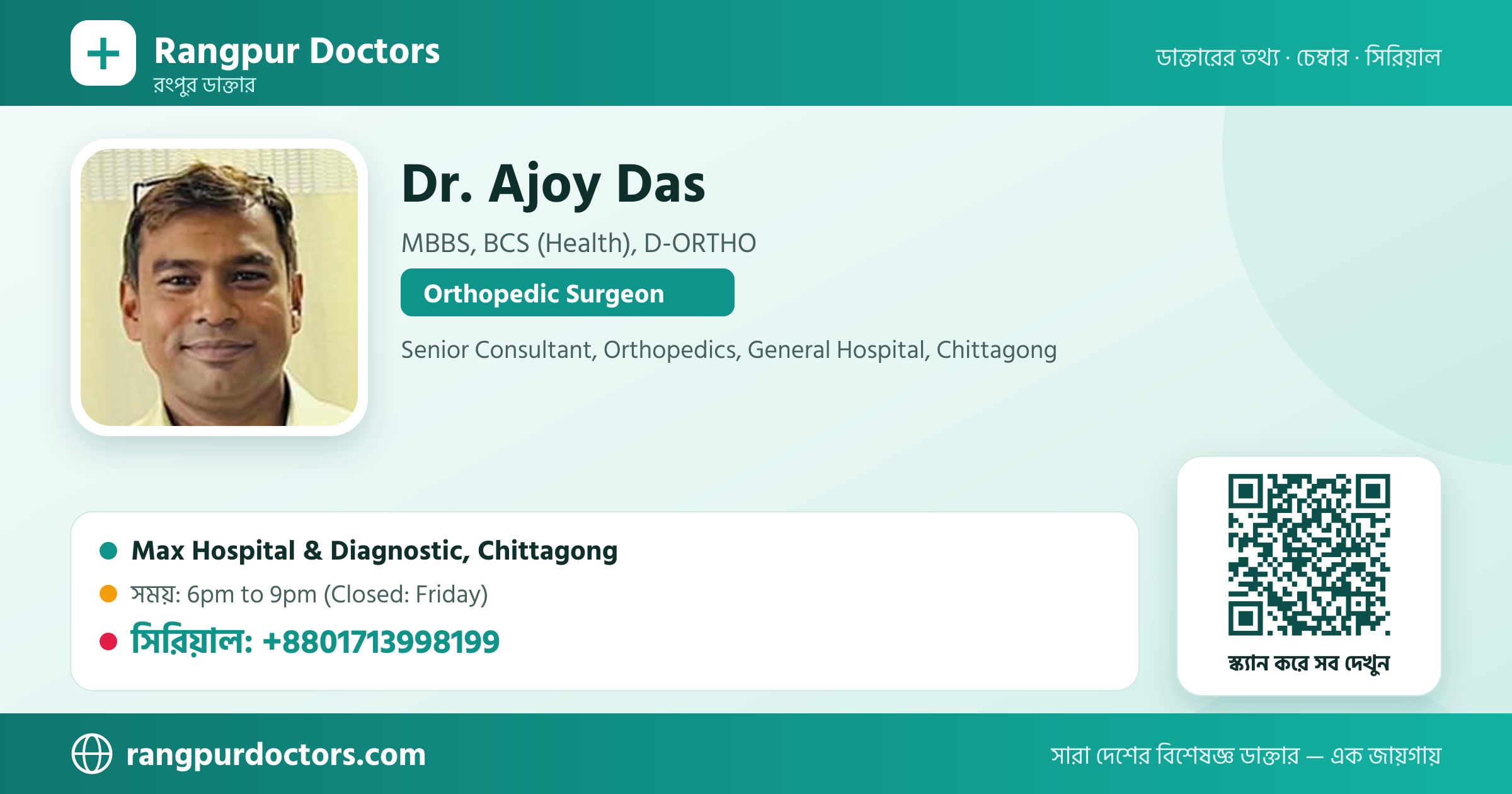 Dr. Ajoy Das — share card