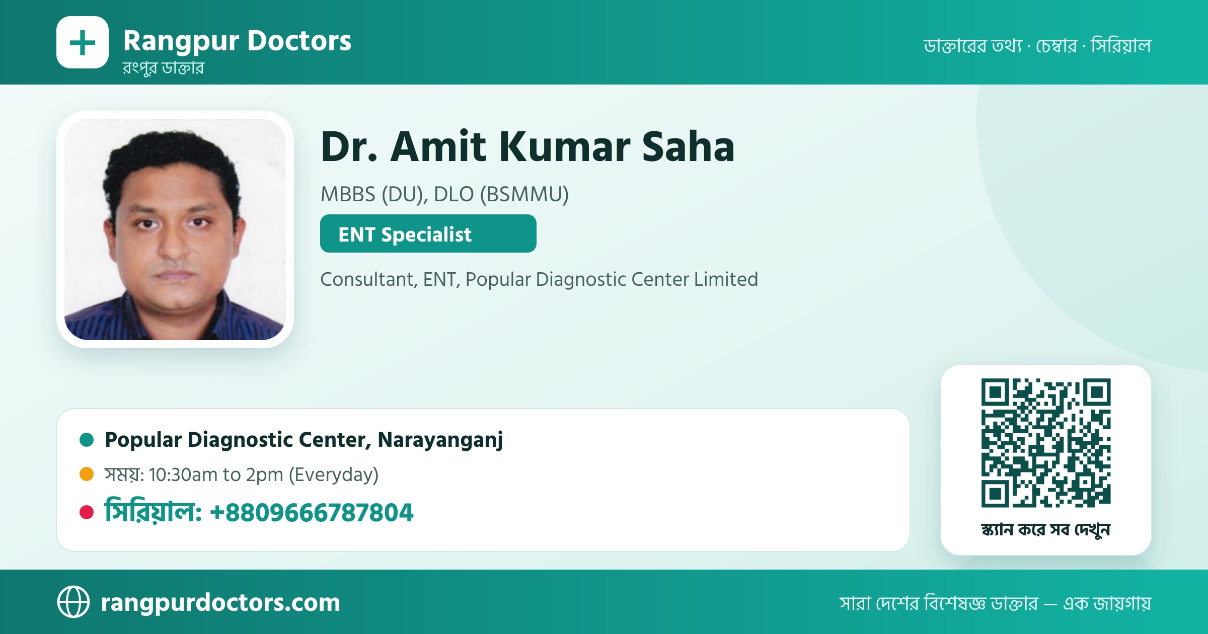 Dr. Amit Kumar Saha — share card