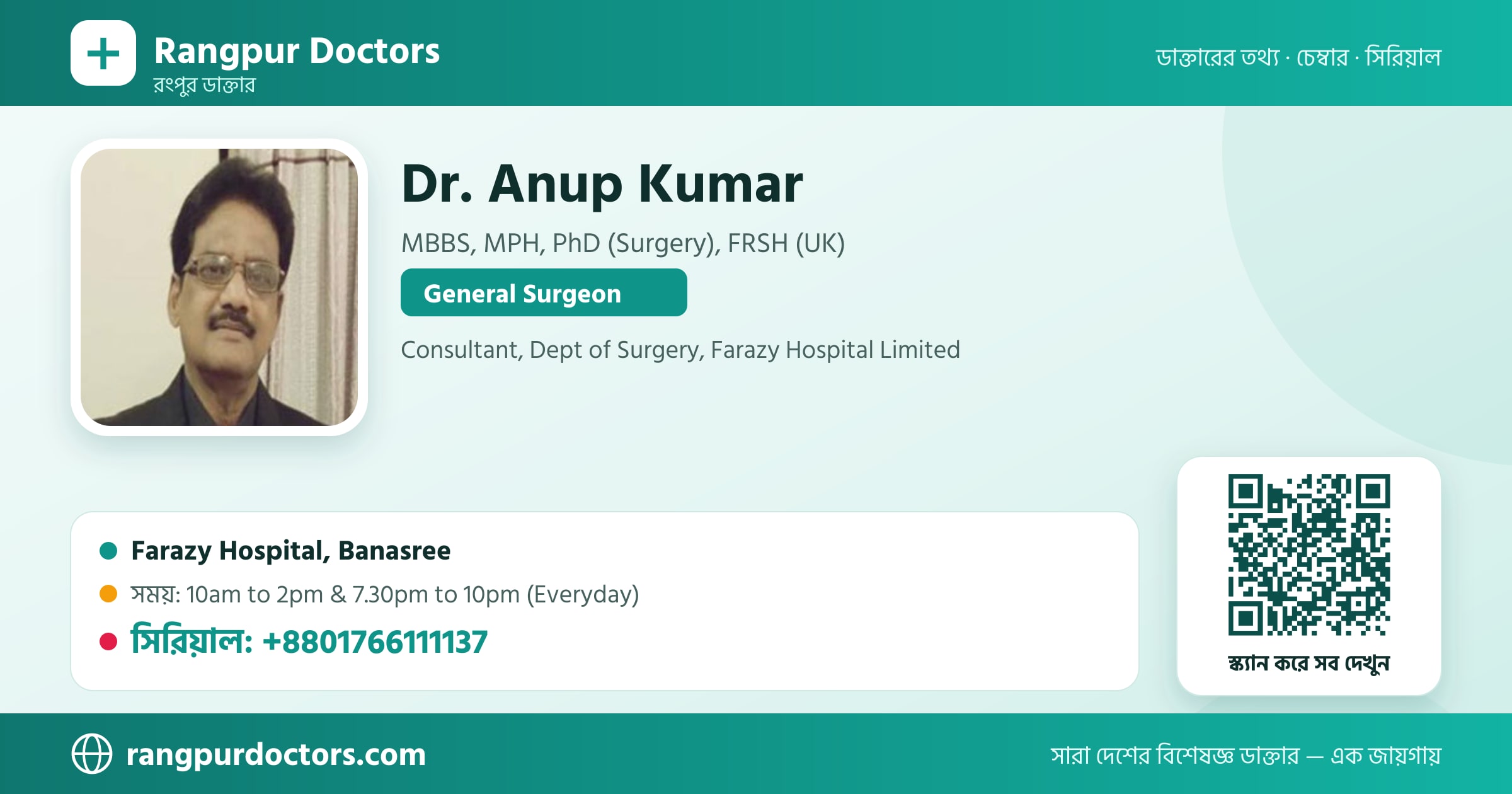 Dr. Anup Kumar — share card