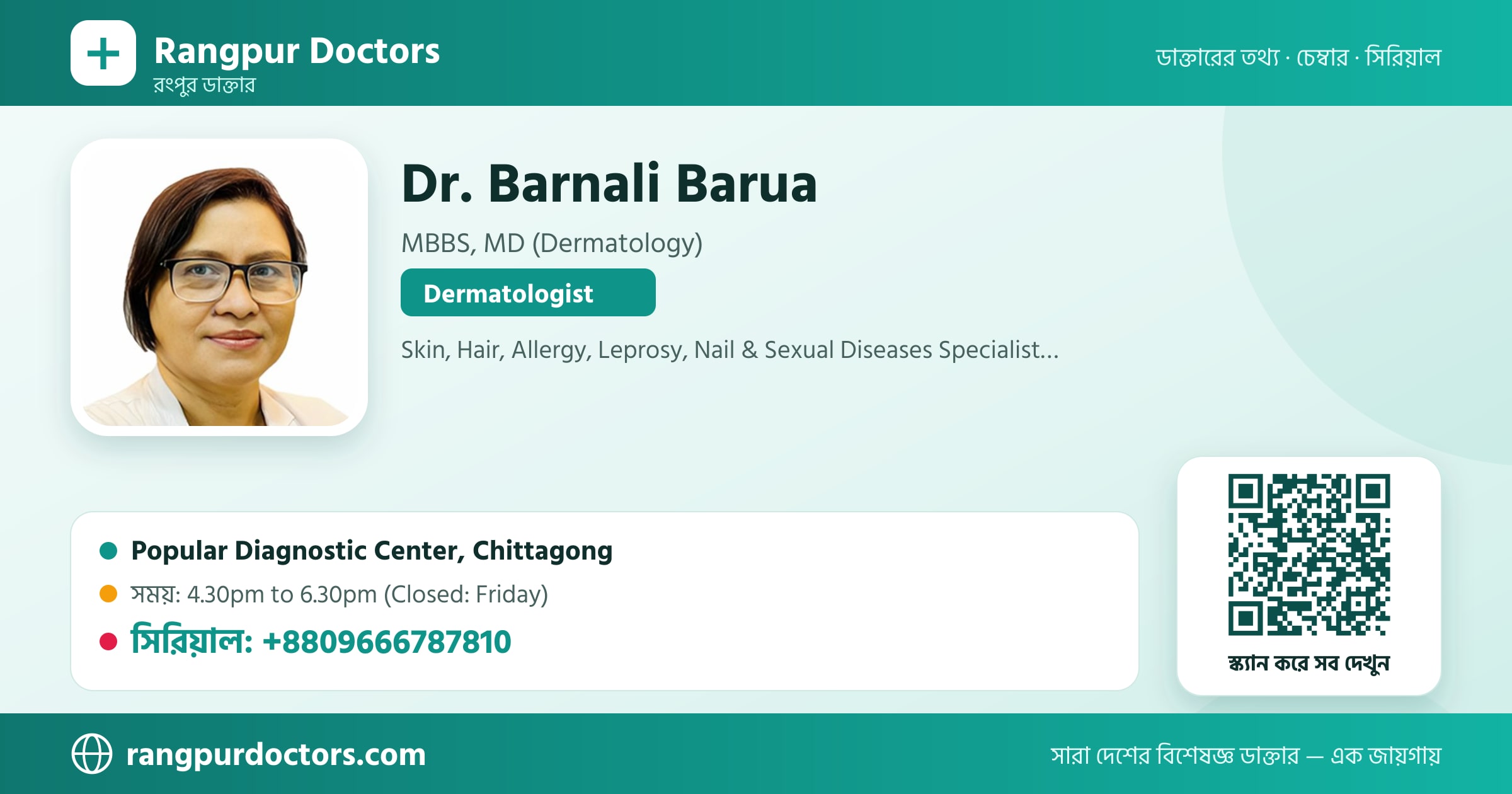 Dr. Barnali Barua — share card
