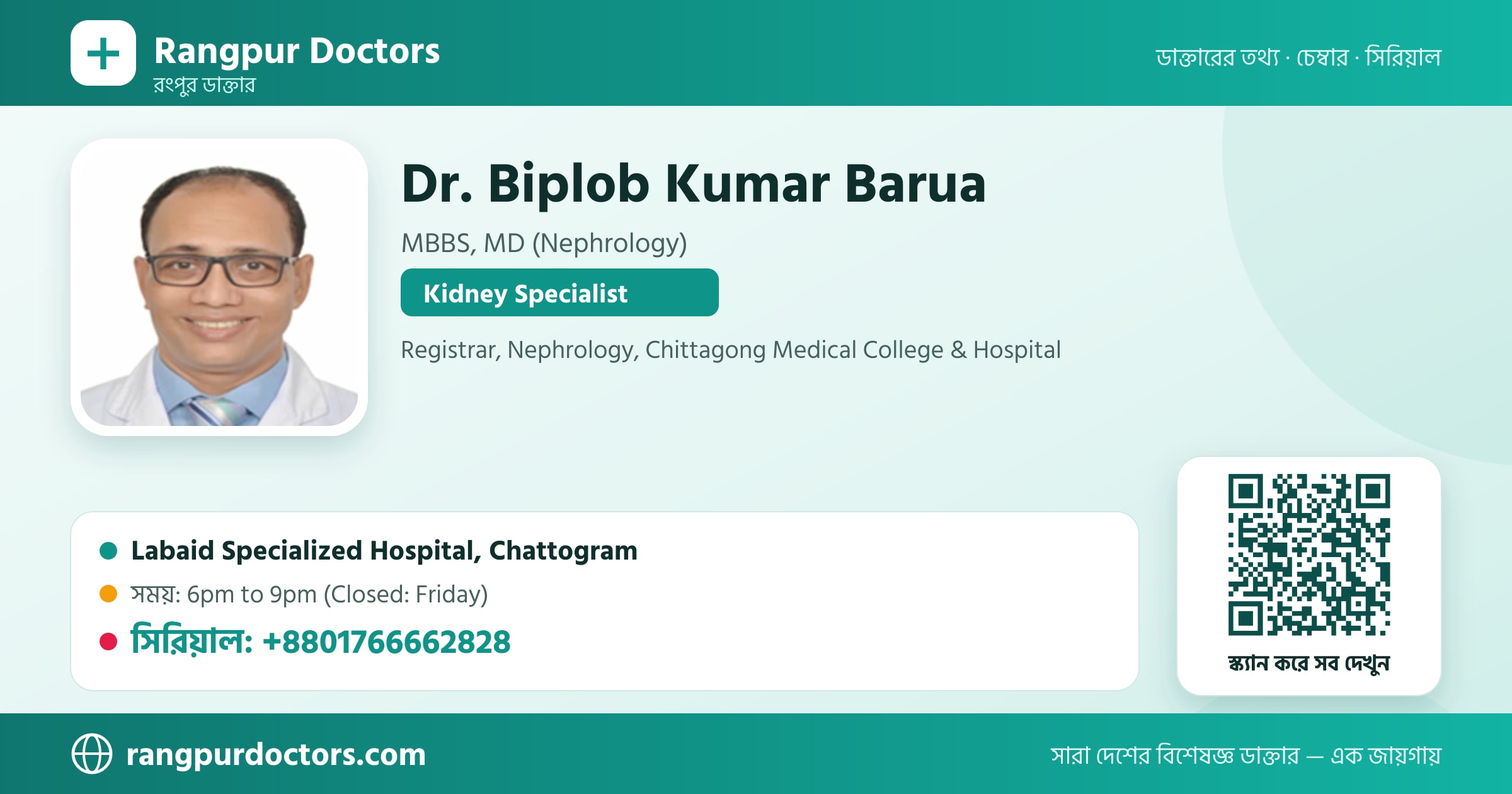 Dr. Biplob Kumar Barua — share card