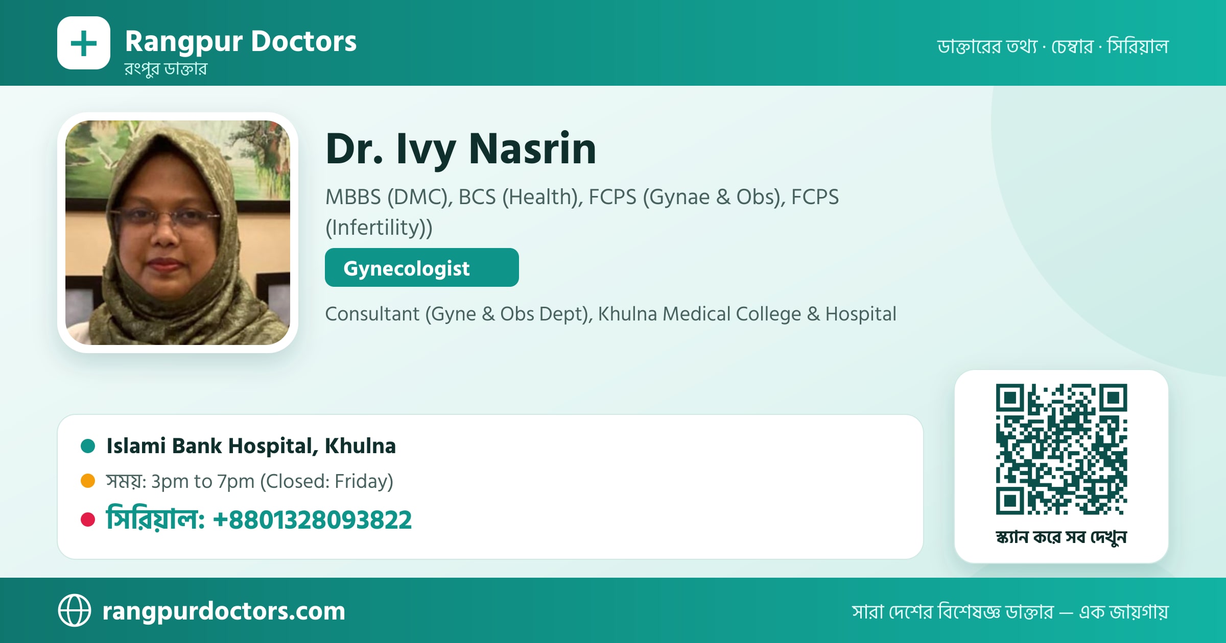 Dr. Ivy Nasrin — share card