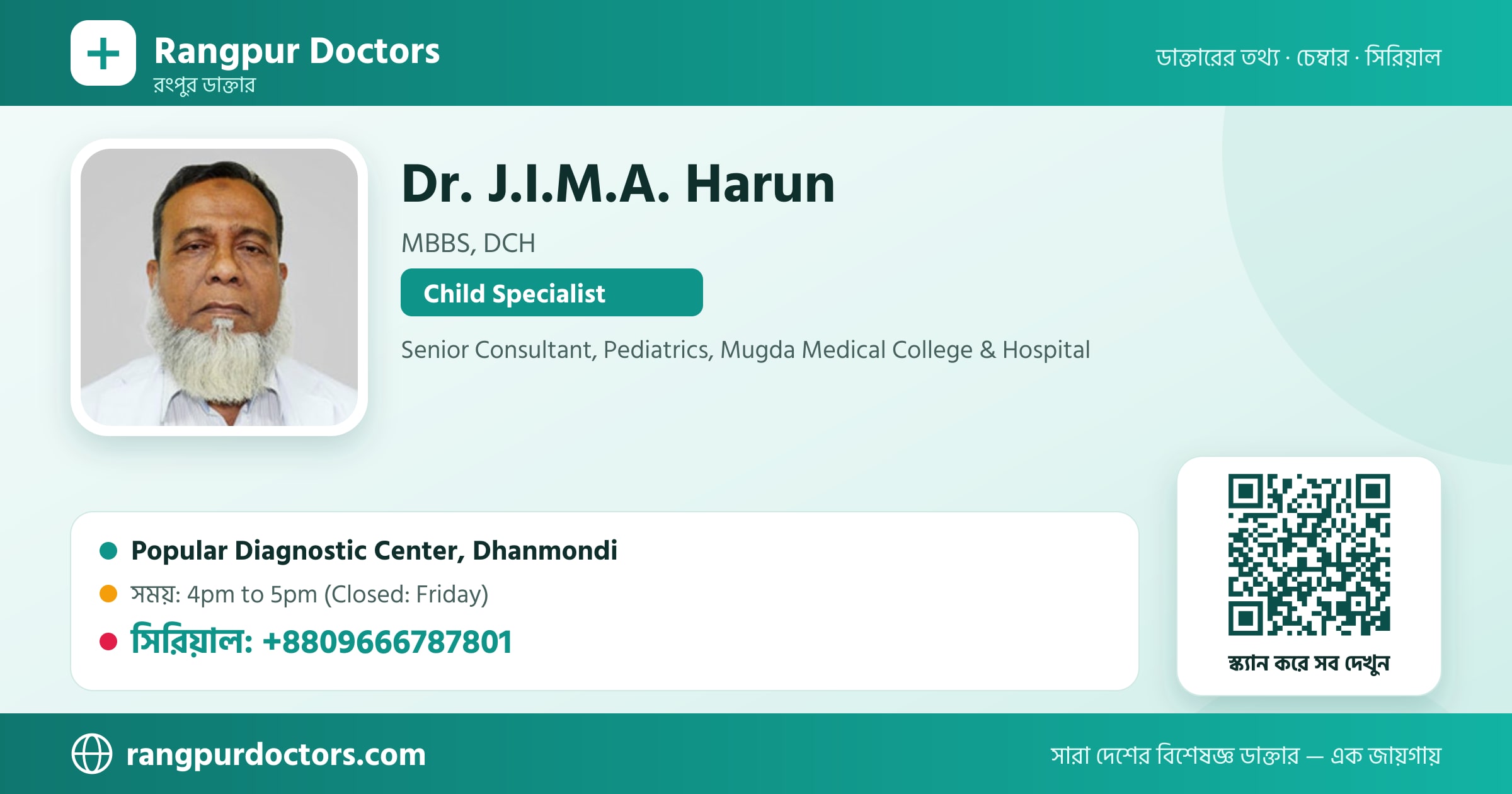 Dr. J.I.M.A. Harun — share card