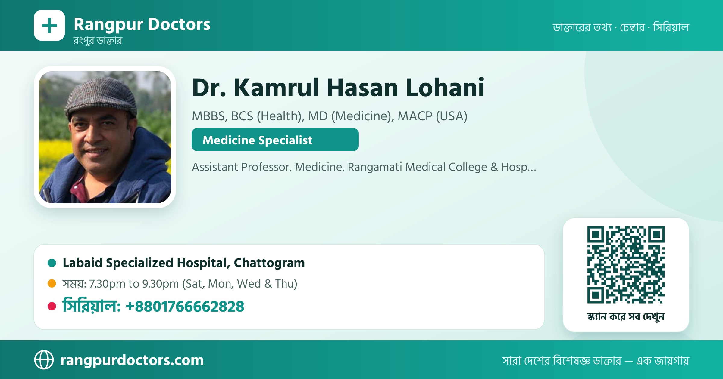 Dr. Kamrul Hasan Lohani — share card