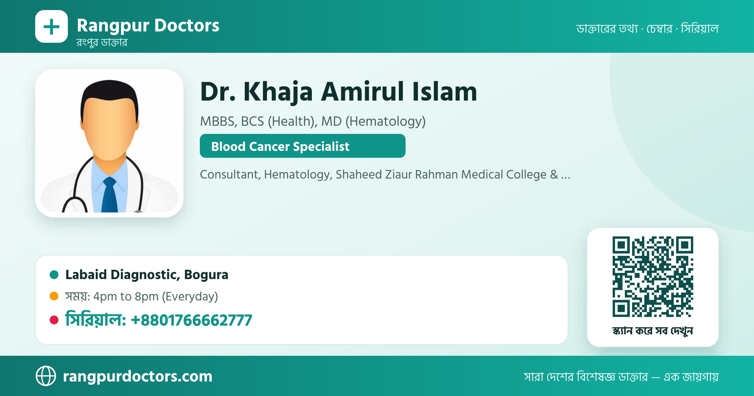 Dr. Khaja Amirul Islam — share card