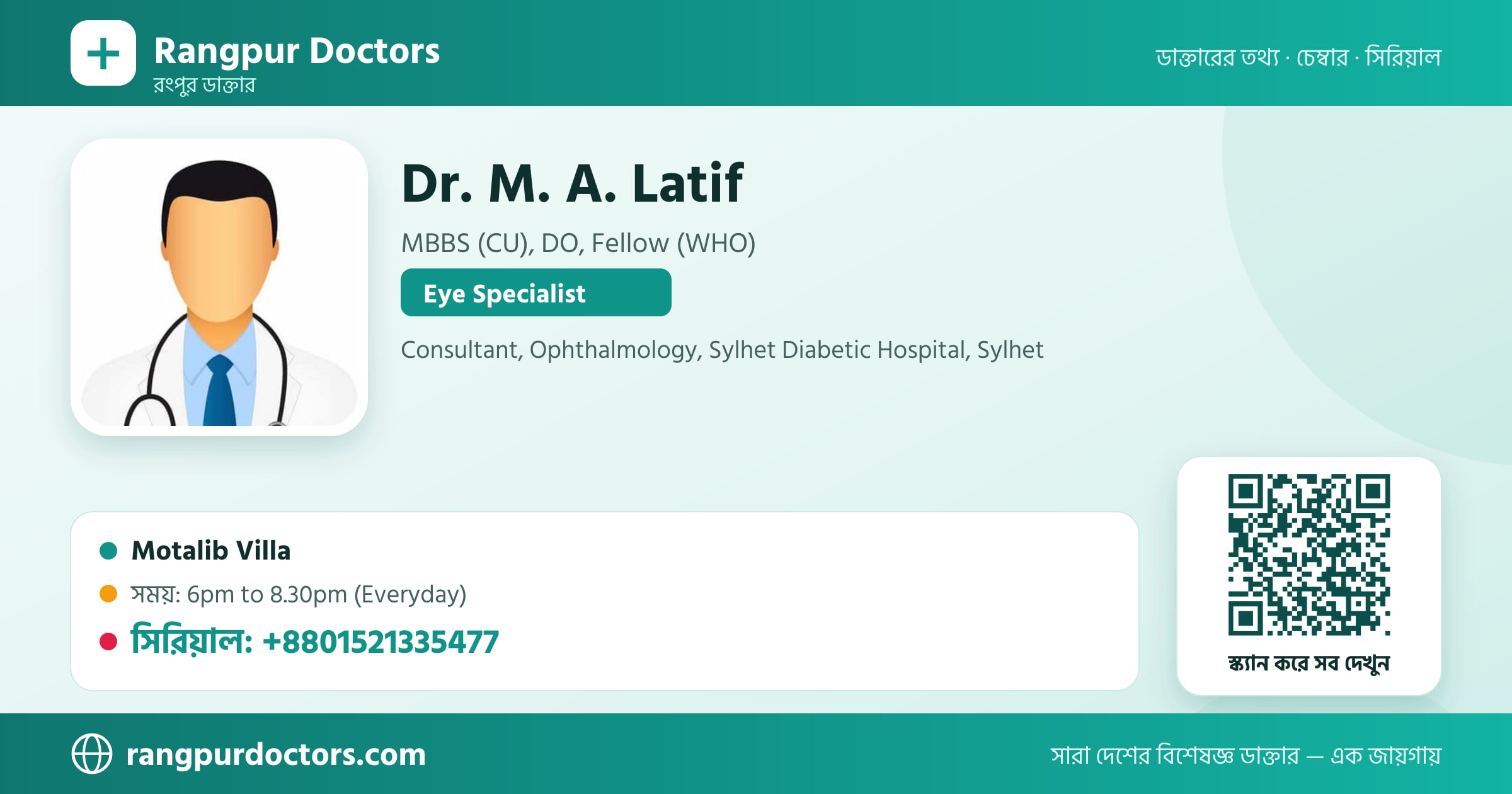 Dr. M. A. Latif — share card