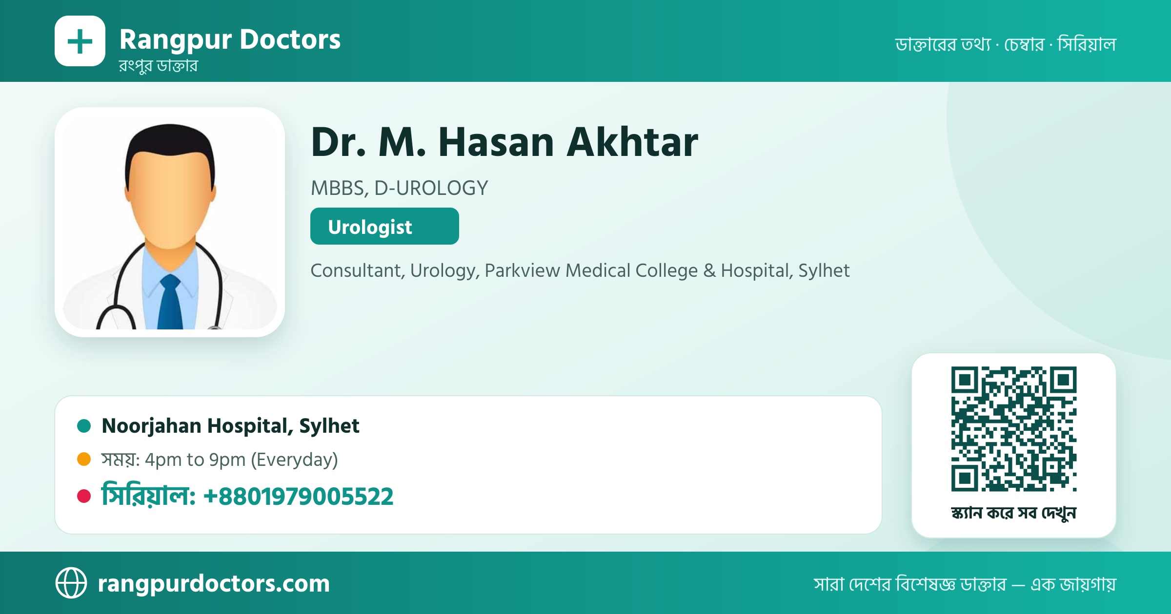 Dr. M. Hasan Akhtar — share card
