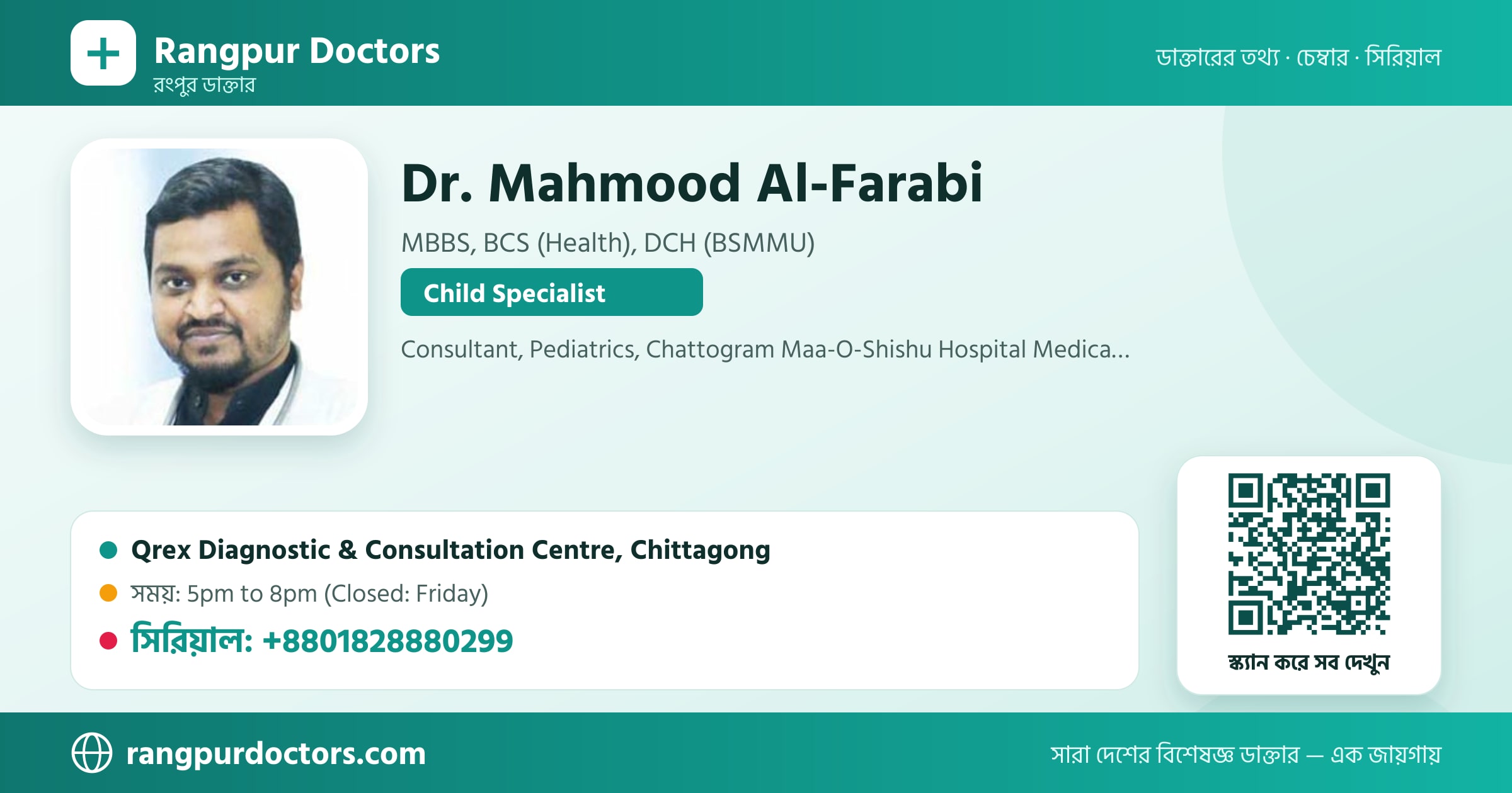 Dr. Mahmood Al-Farabi — share card