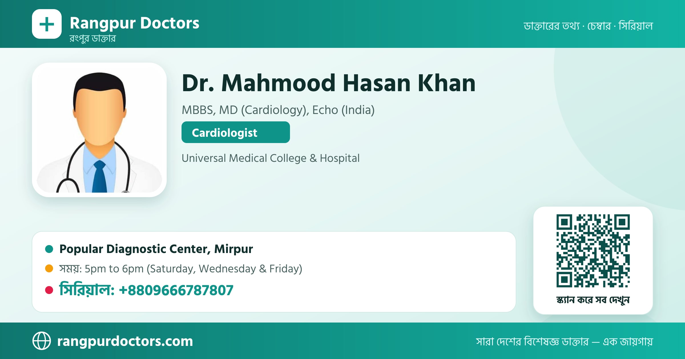 Dr. Mahmood Hasan Khan — share card