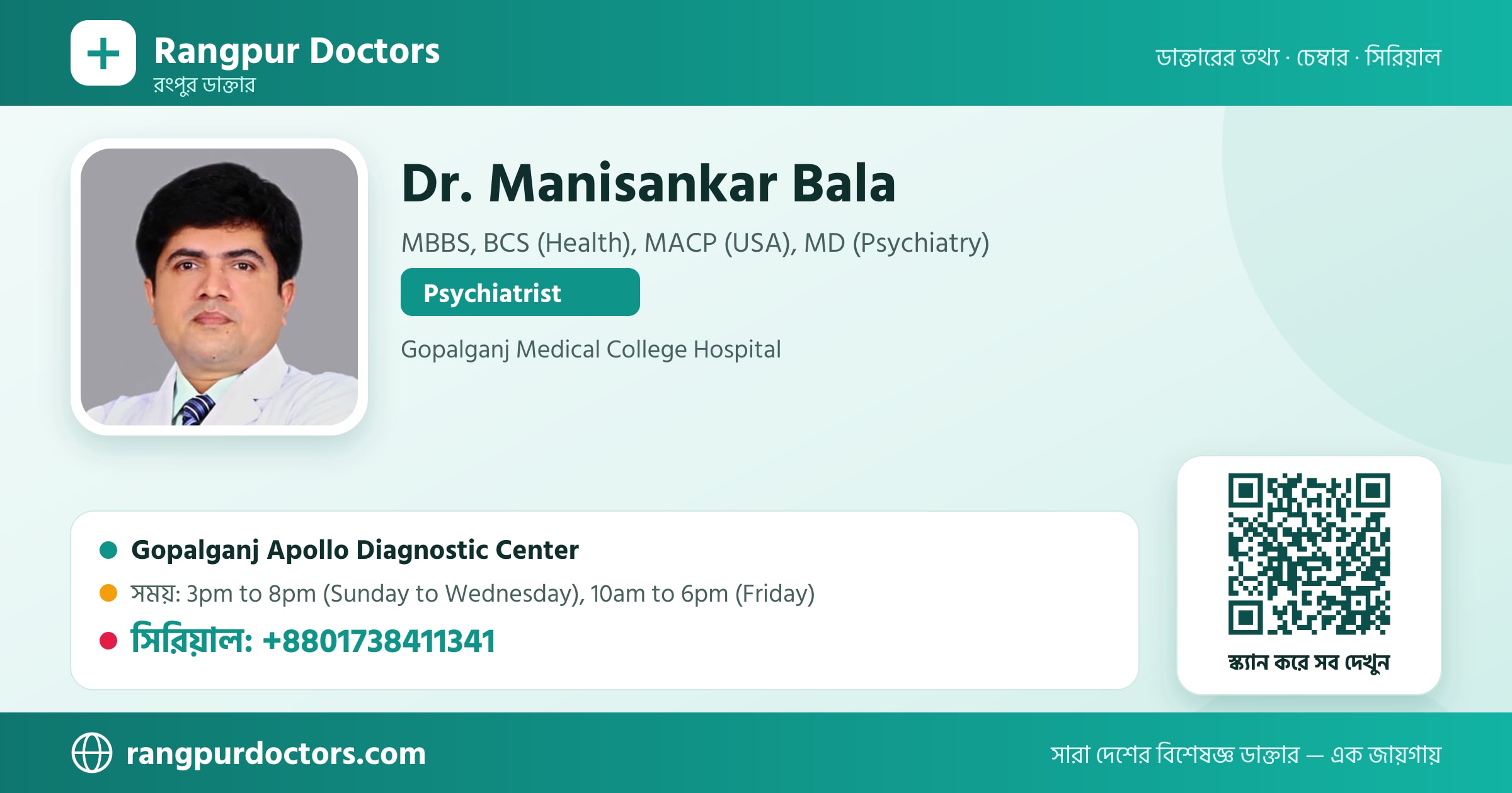 Dr. Manisankar Bala — share card
