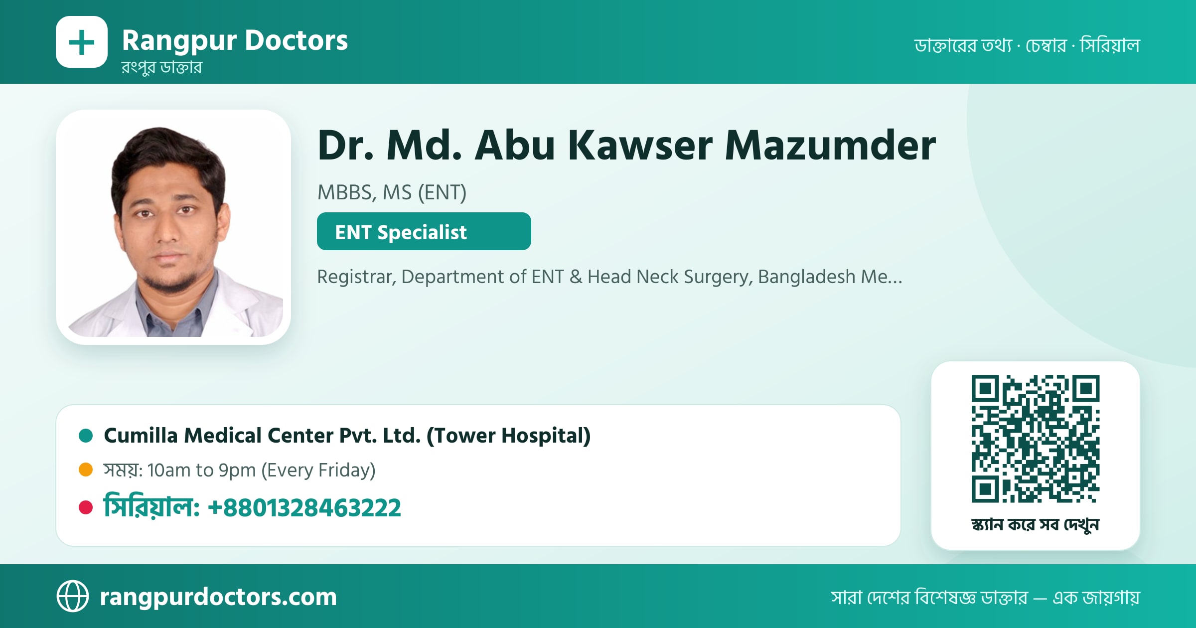 Dr. Md. Abu Kawser Mazumder — share card