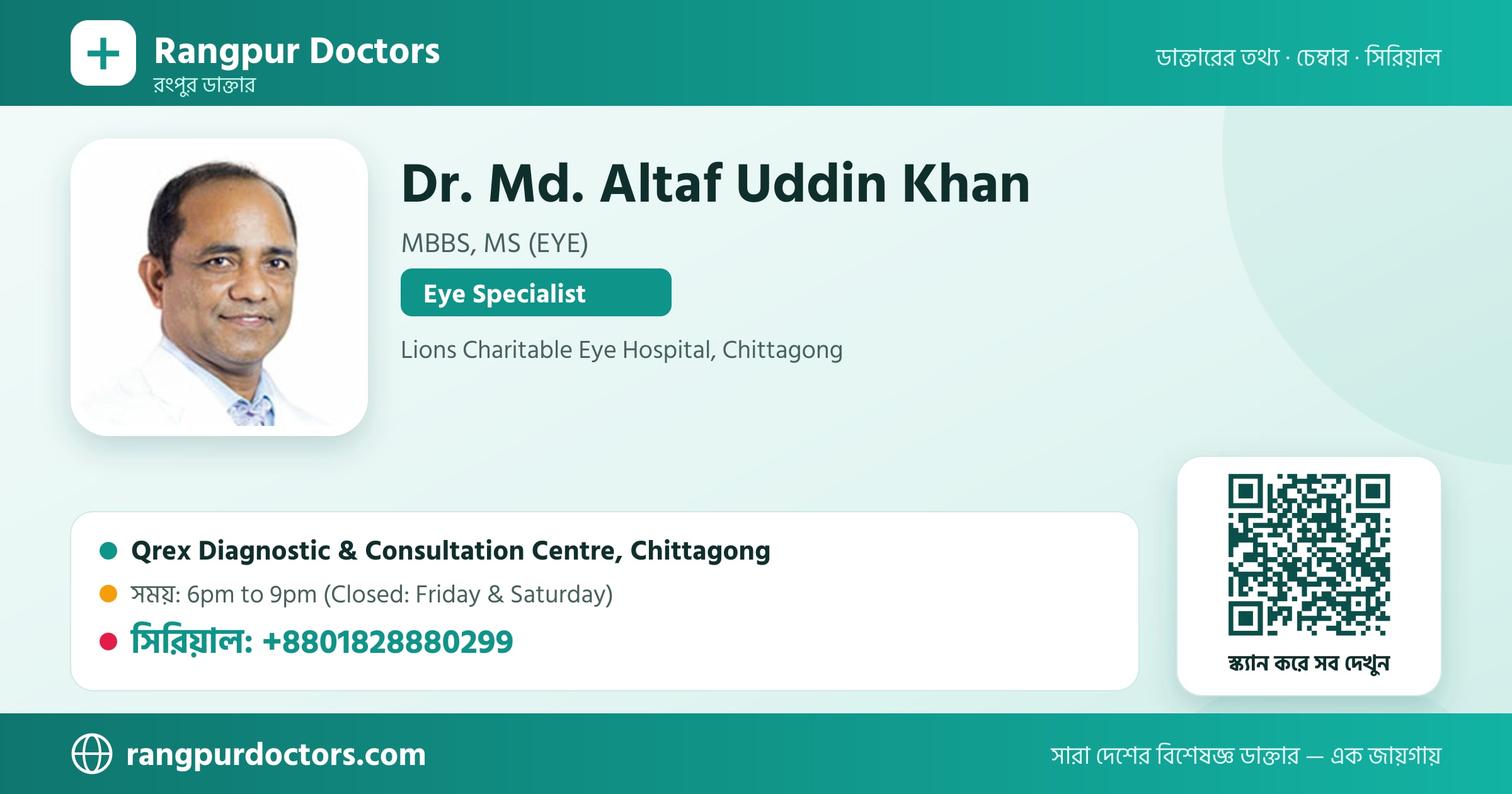 Dr. Md. Altaf Uddin Khan — share card