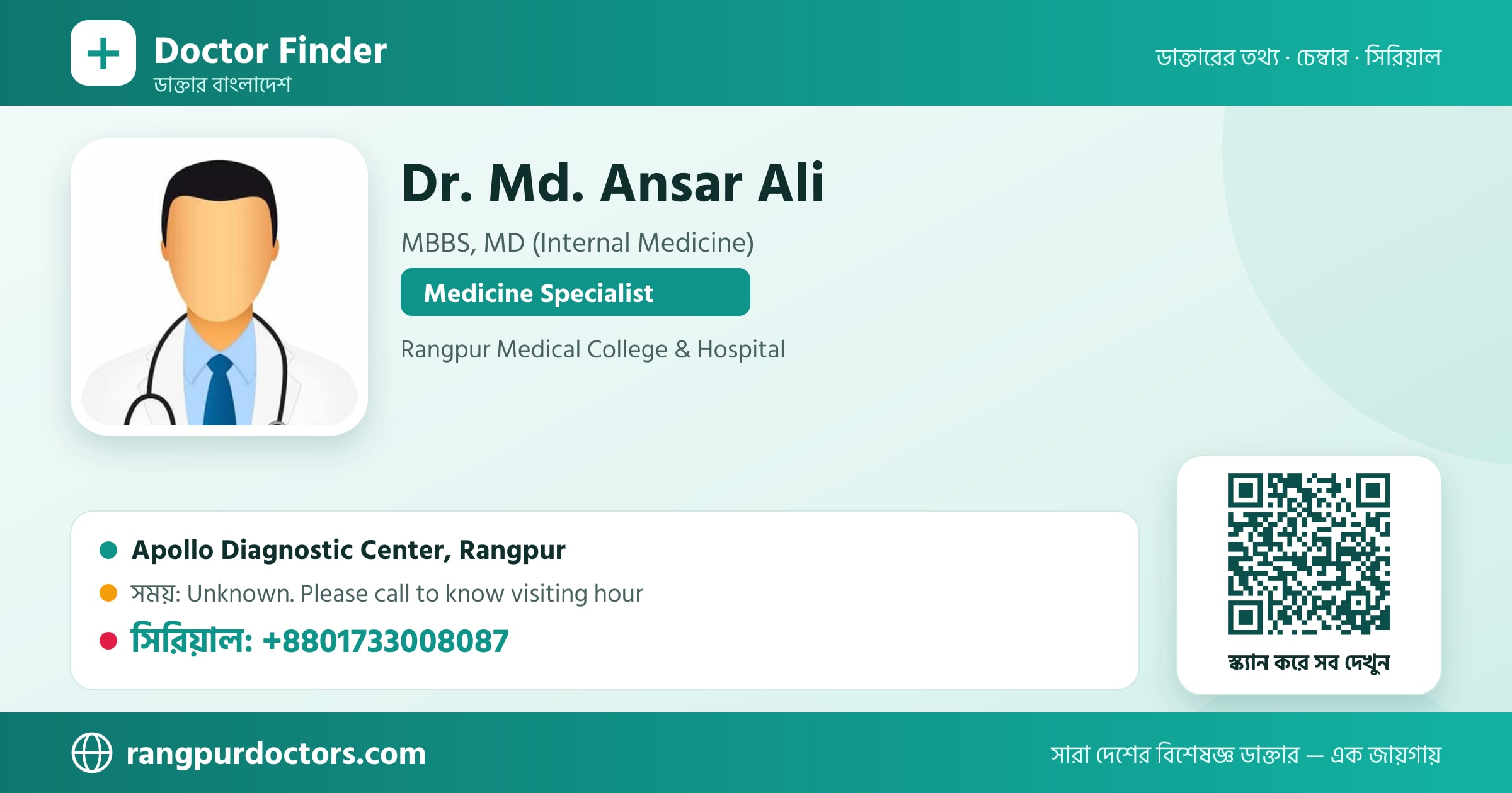 Dr. Md. Ansar Ali — share card