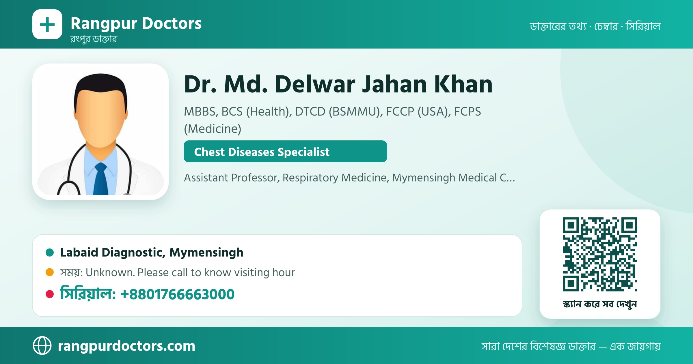 Dr. Md. Delwar Jahan Khan — share card