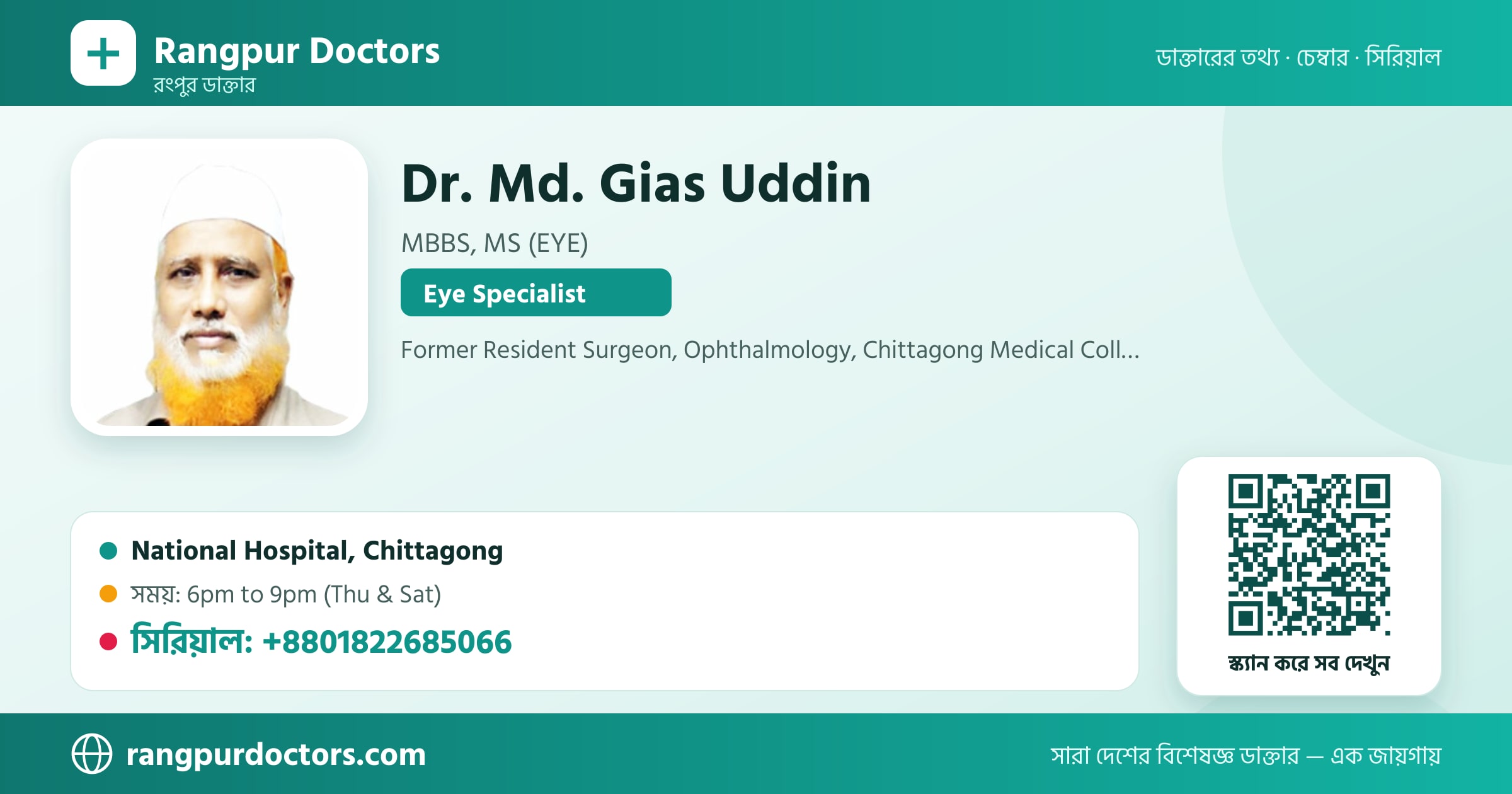 Dr. Md. Gias Uddin — share card