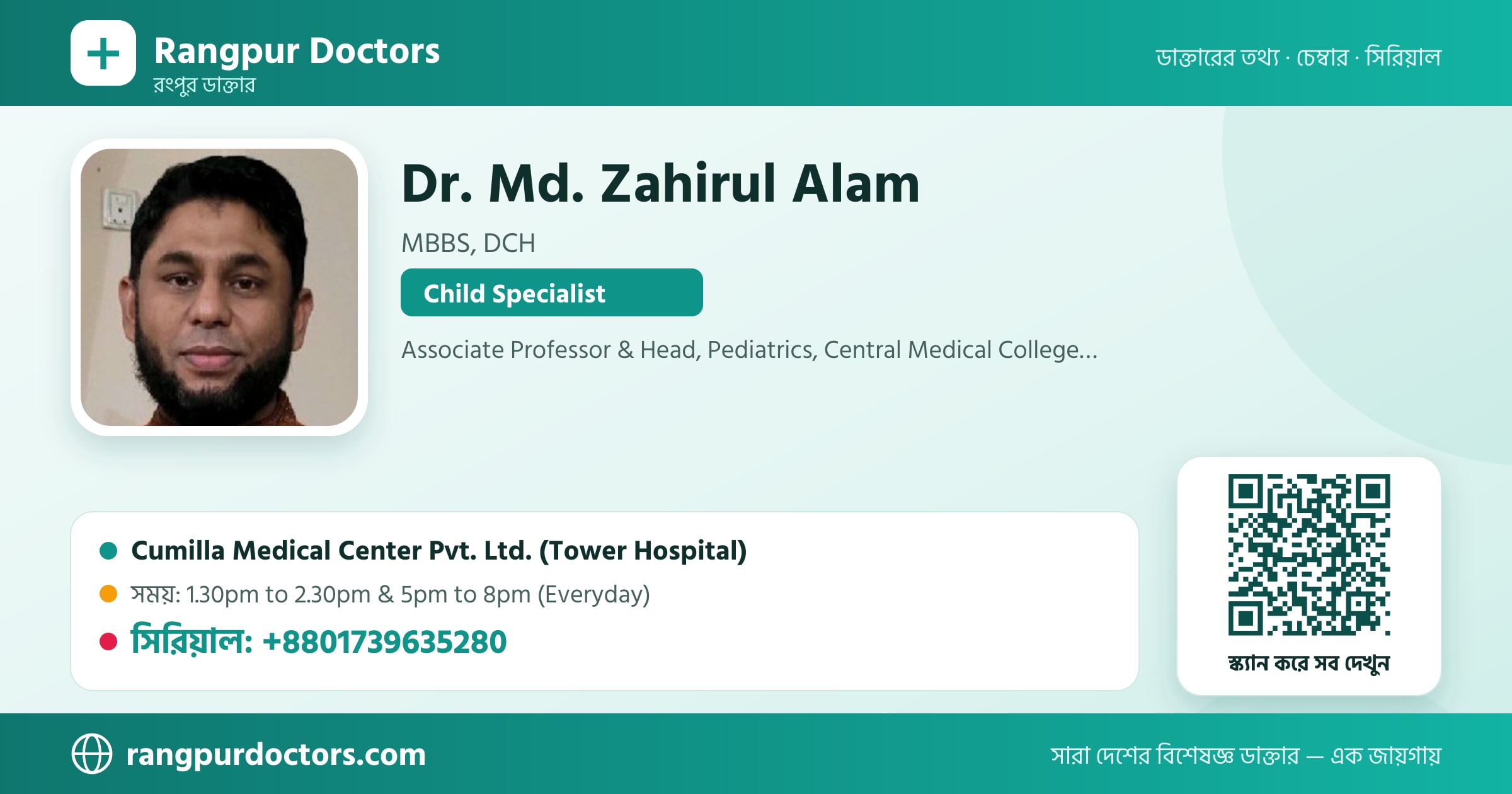 Dr. Md. Zahirul Alam — share card