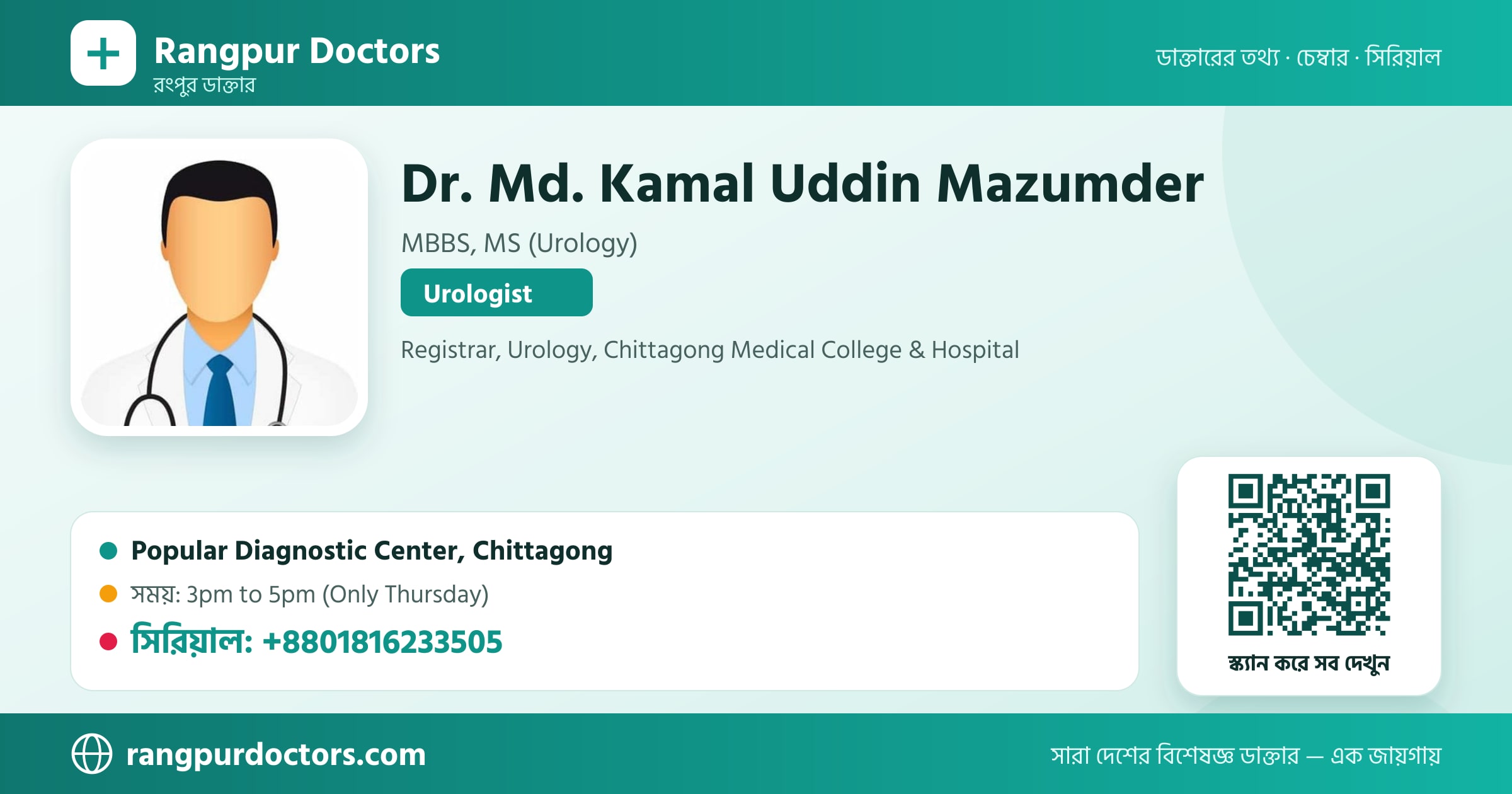 Dr. Md. Kamal Uddin Mazumder — share card