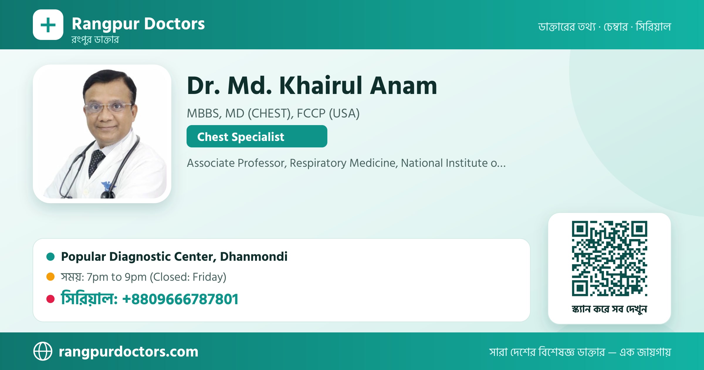 Dr. Md. Khairul Anam — share card