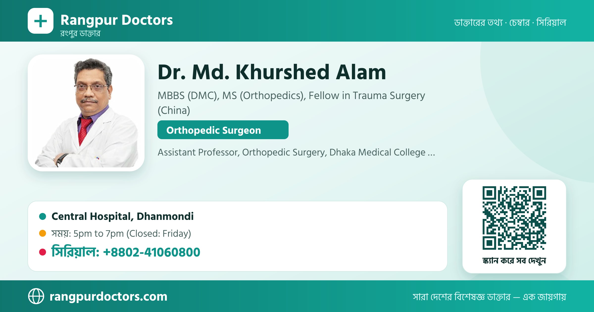 Dr. Md. Khurshed Alam — share card