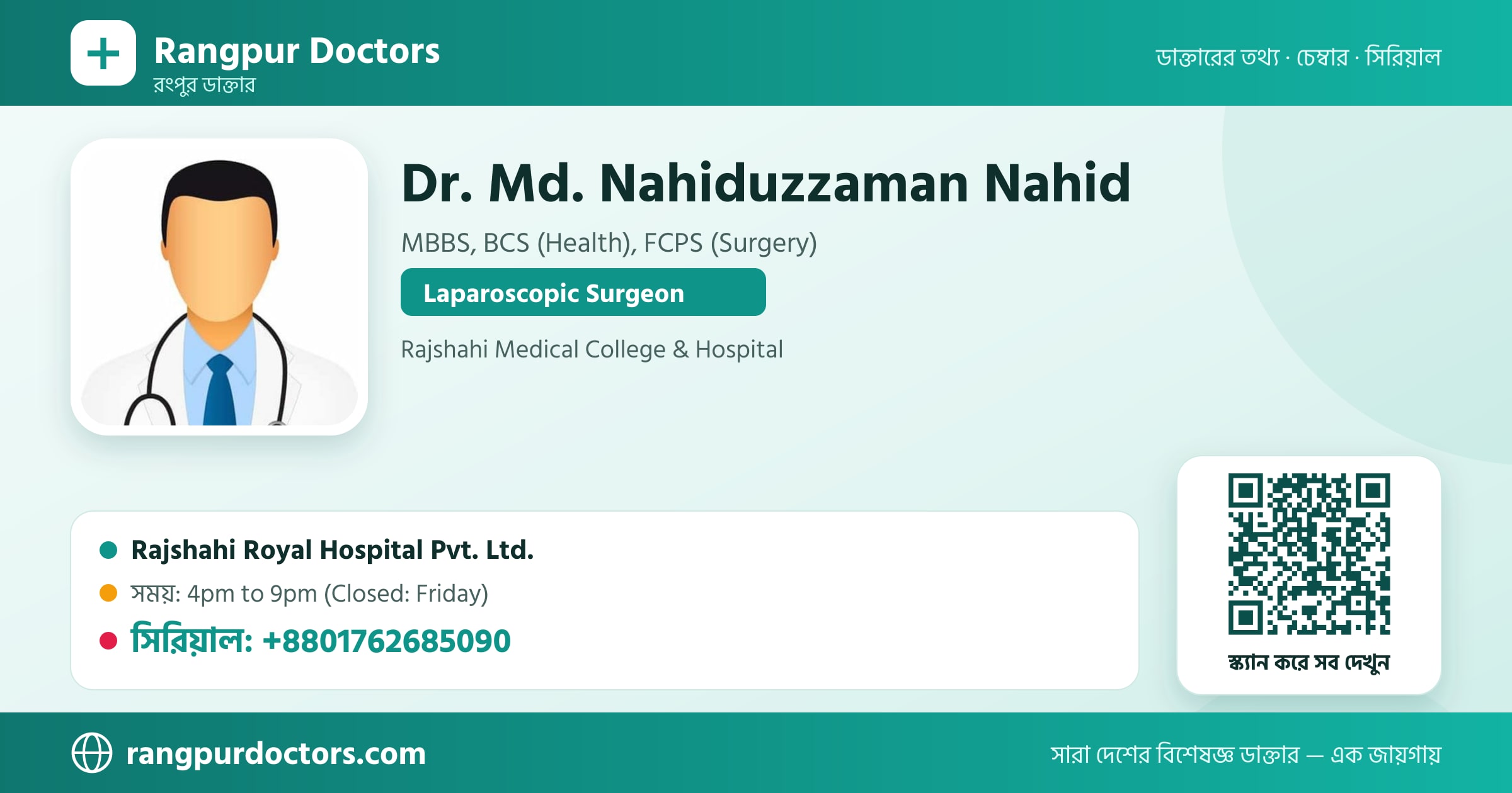 Dr. Md. Nahiduzzaman Nahid — share card