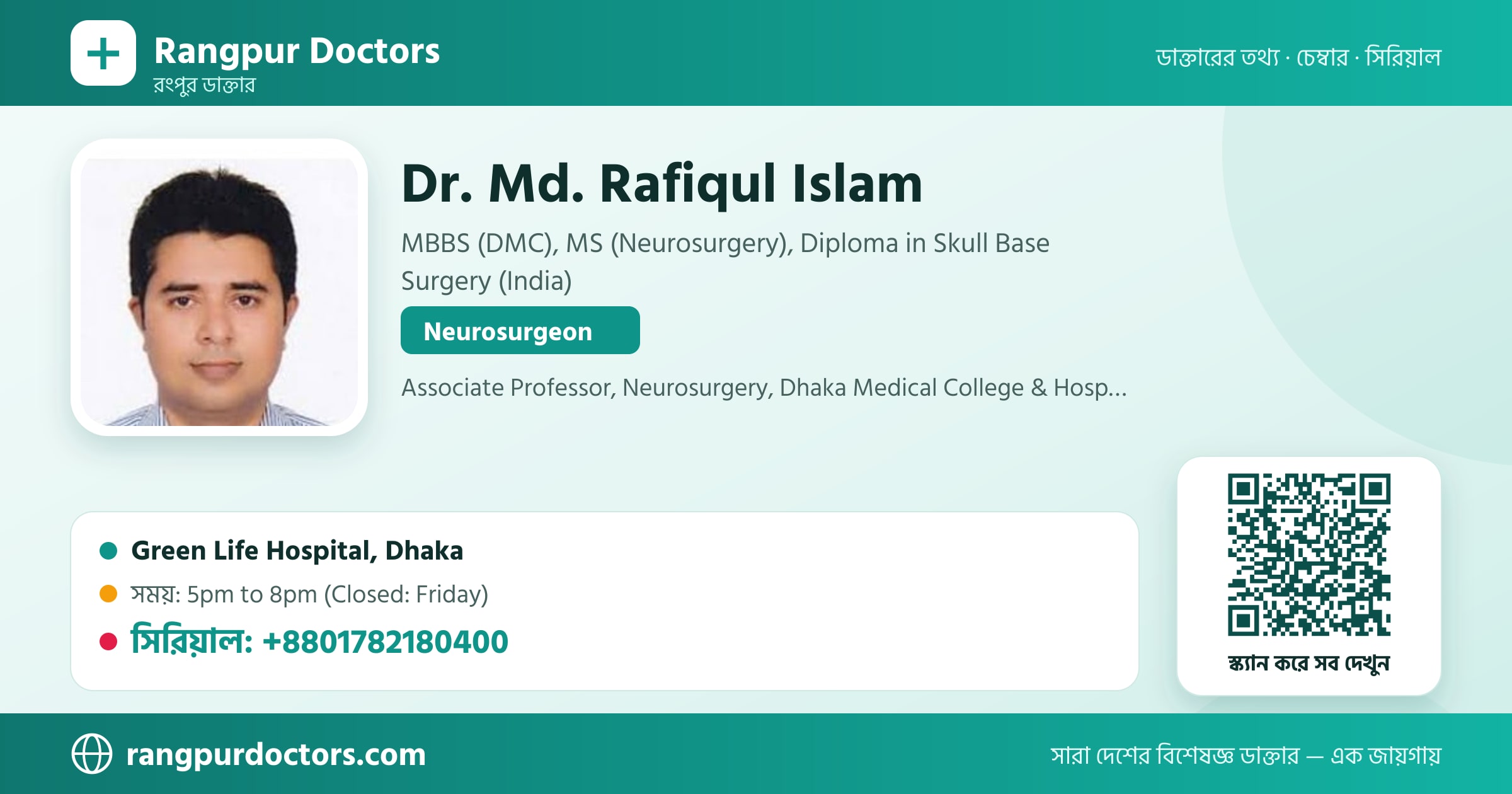 Dr. Md. Rafiqul Islam — share card