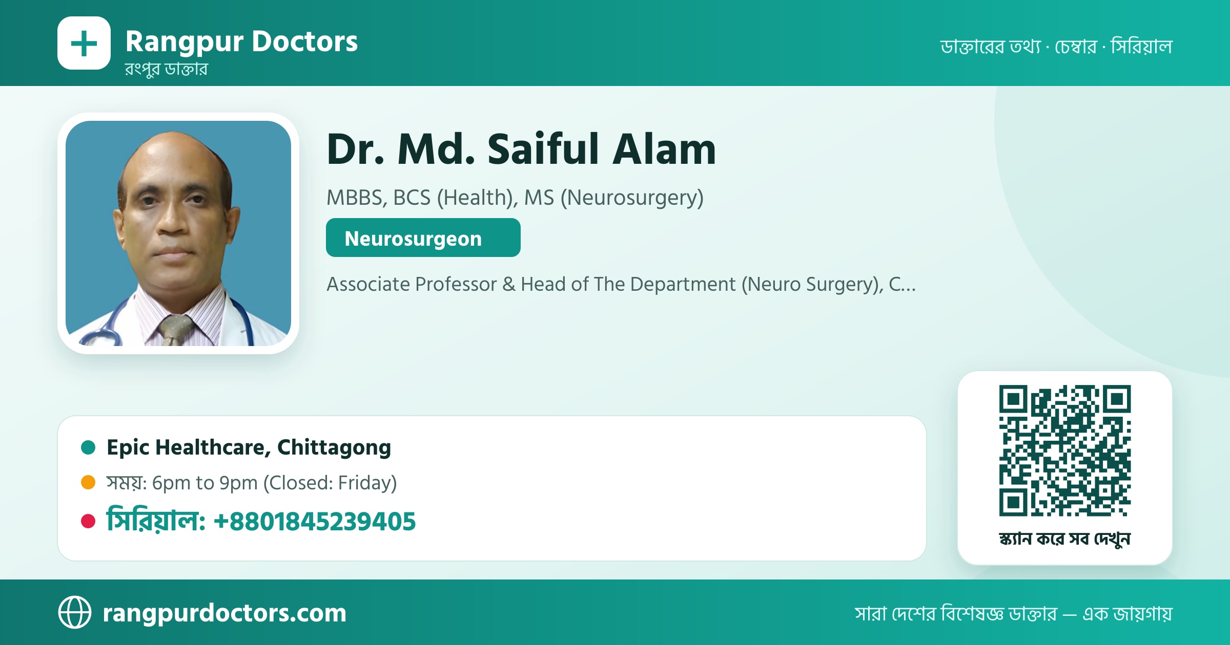 Dr. Md. Saiful Alam — share card