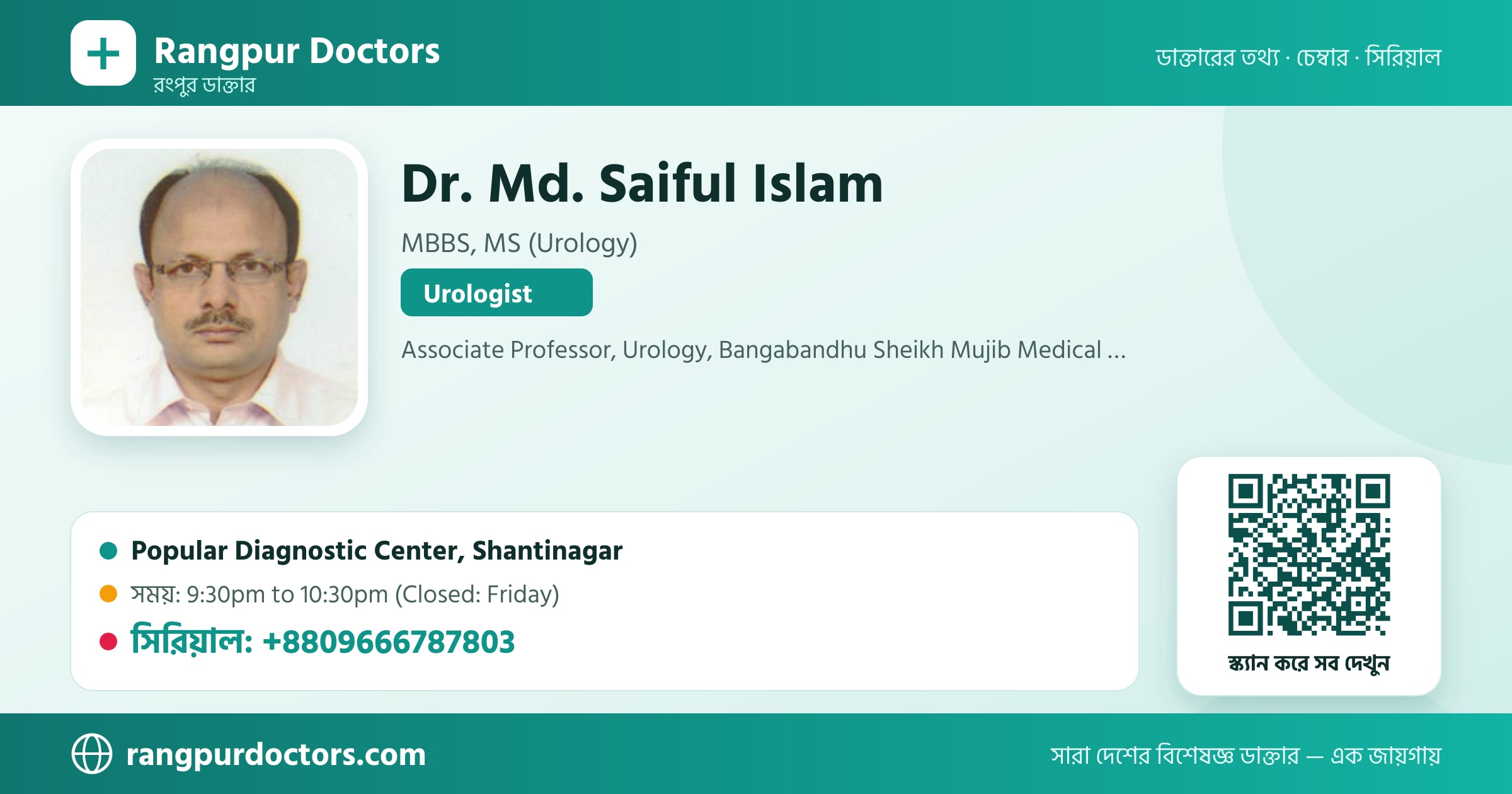 Dr. Md. Saiful Islam — share card