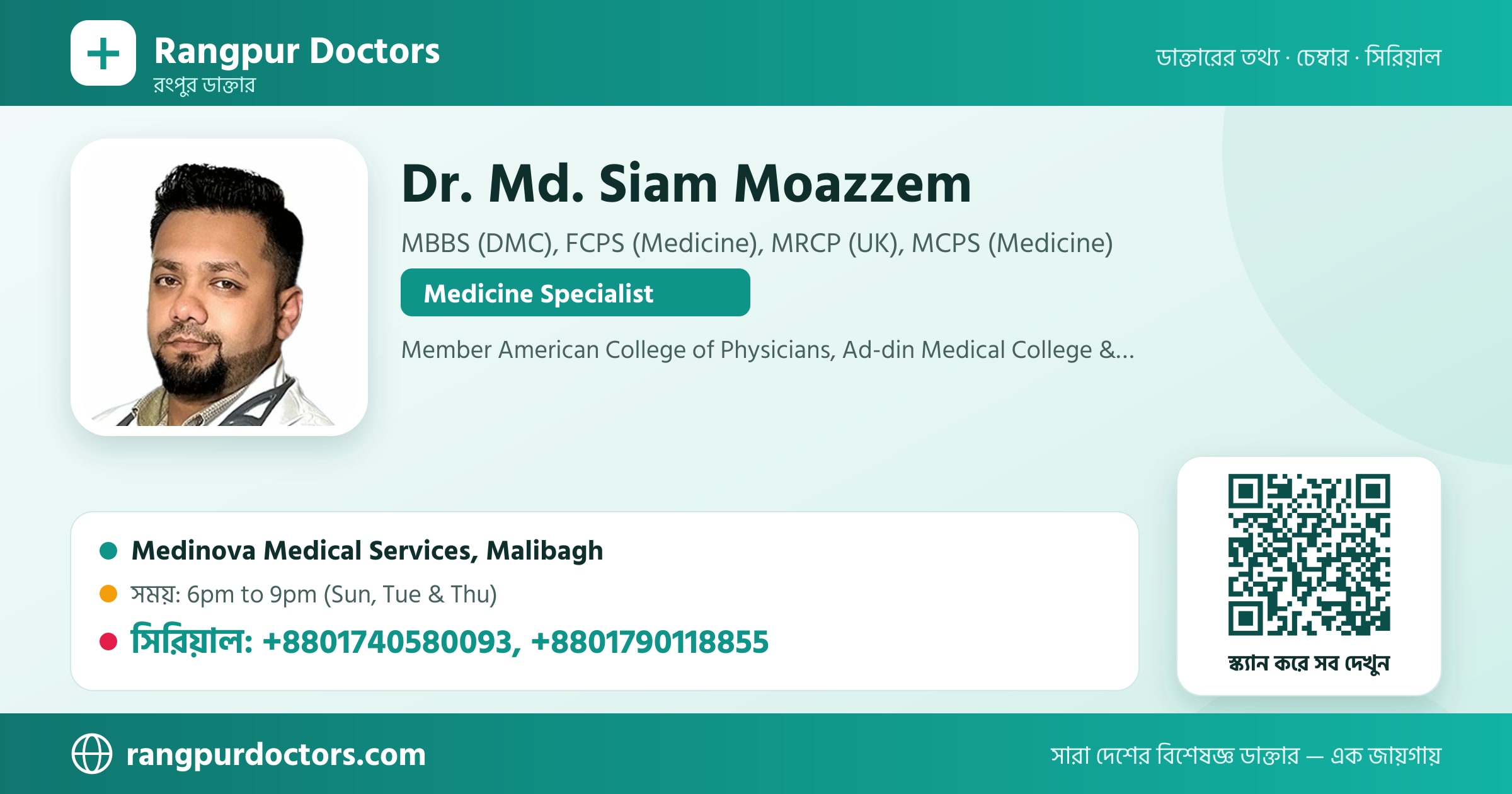 Dr. Md. Siam Moazzem — share card