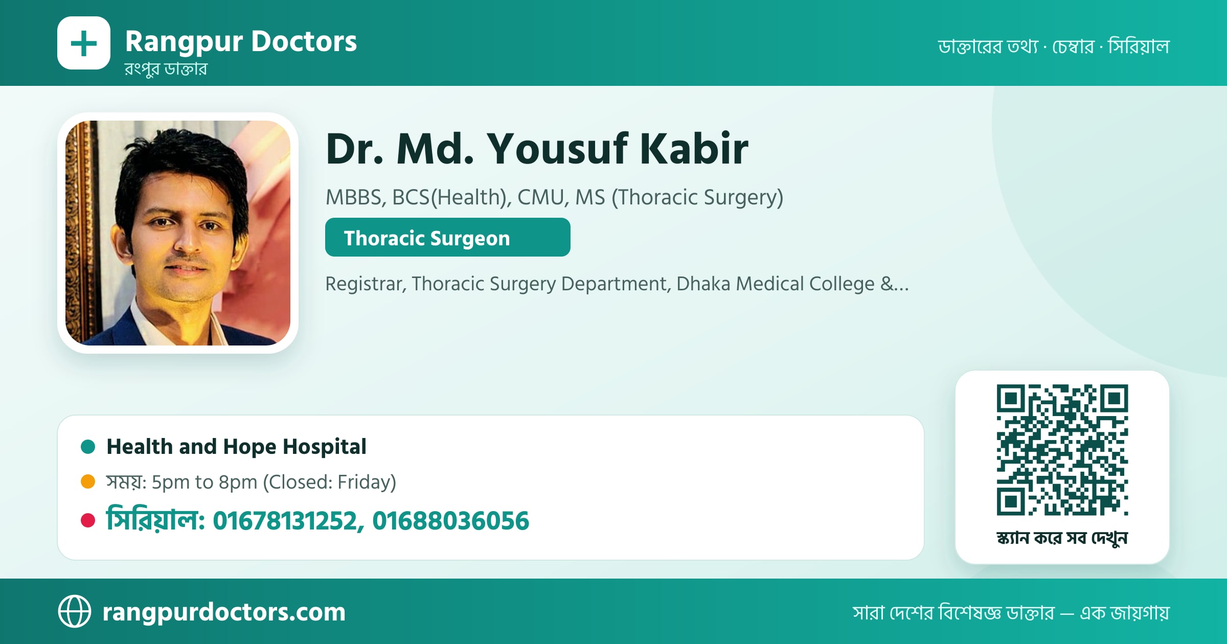 Dr. Md. Yousuf Kabir — share card