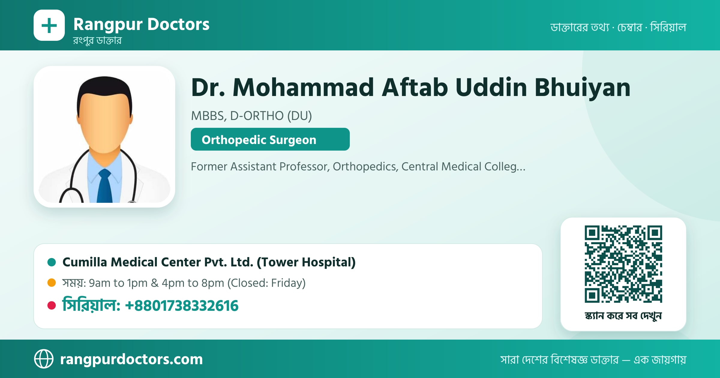 Dr. Mohammad Aftab Uddin Bhuiyan — share card