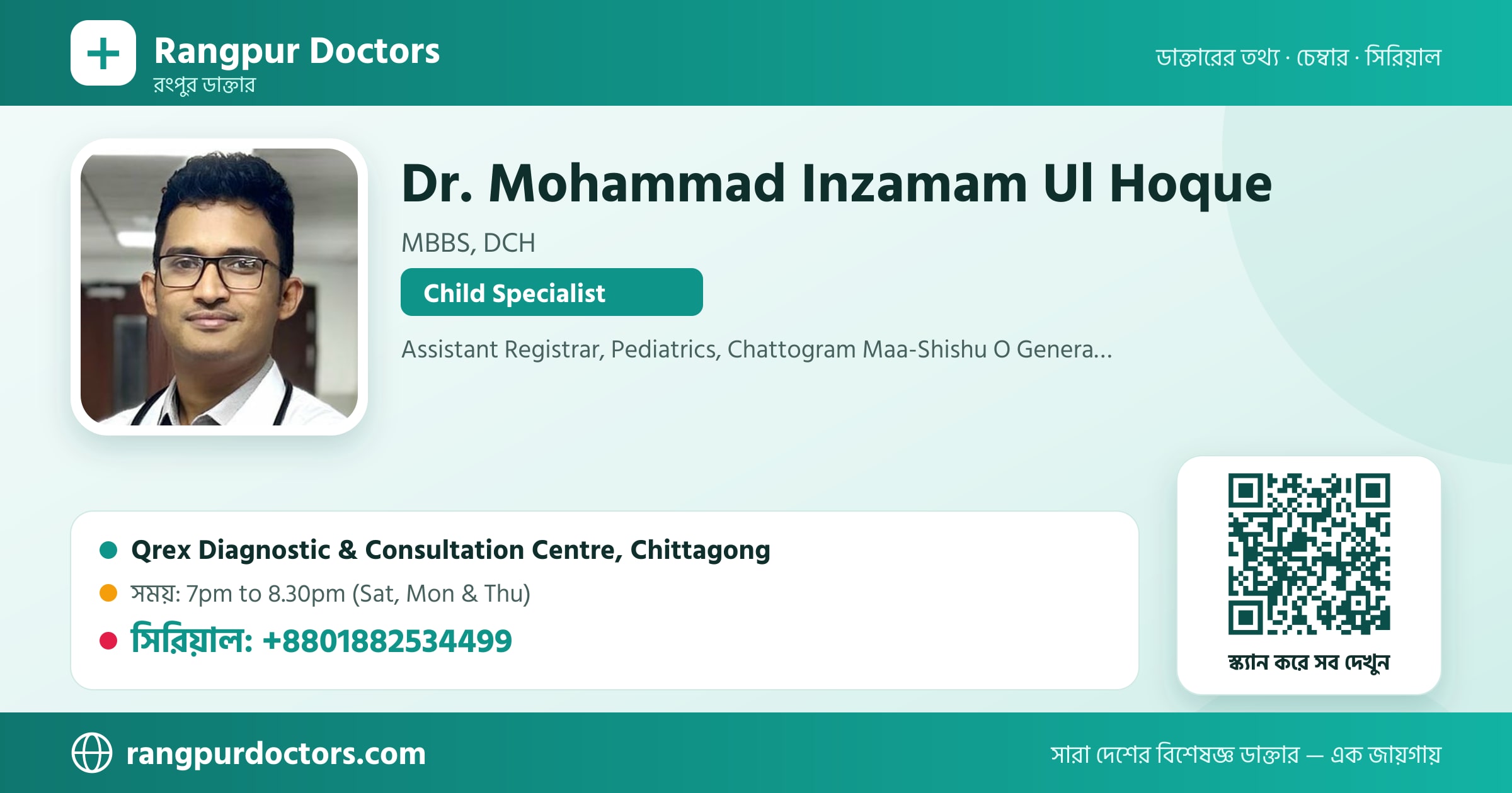 Dr. Mohammad Inzamam Ul Hoque — share card