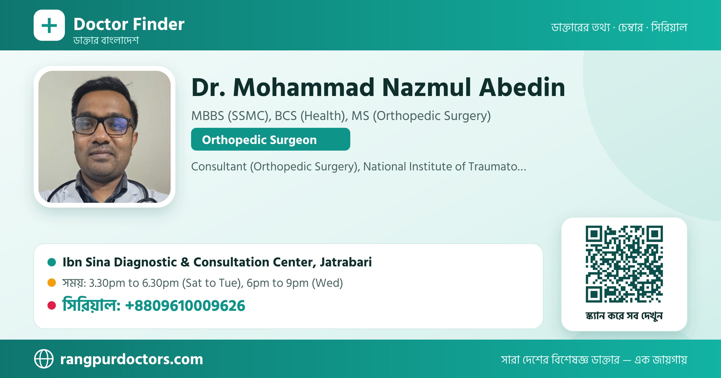 Dr. Mohammad Nazmul Abedin — share card