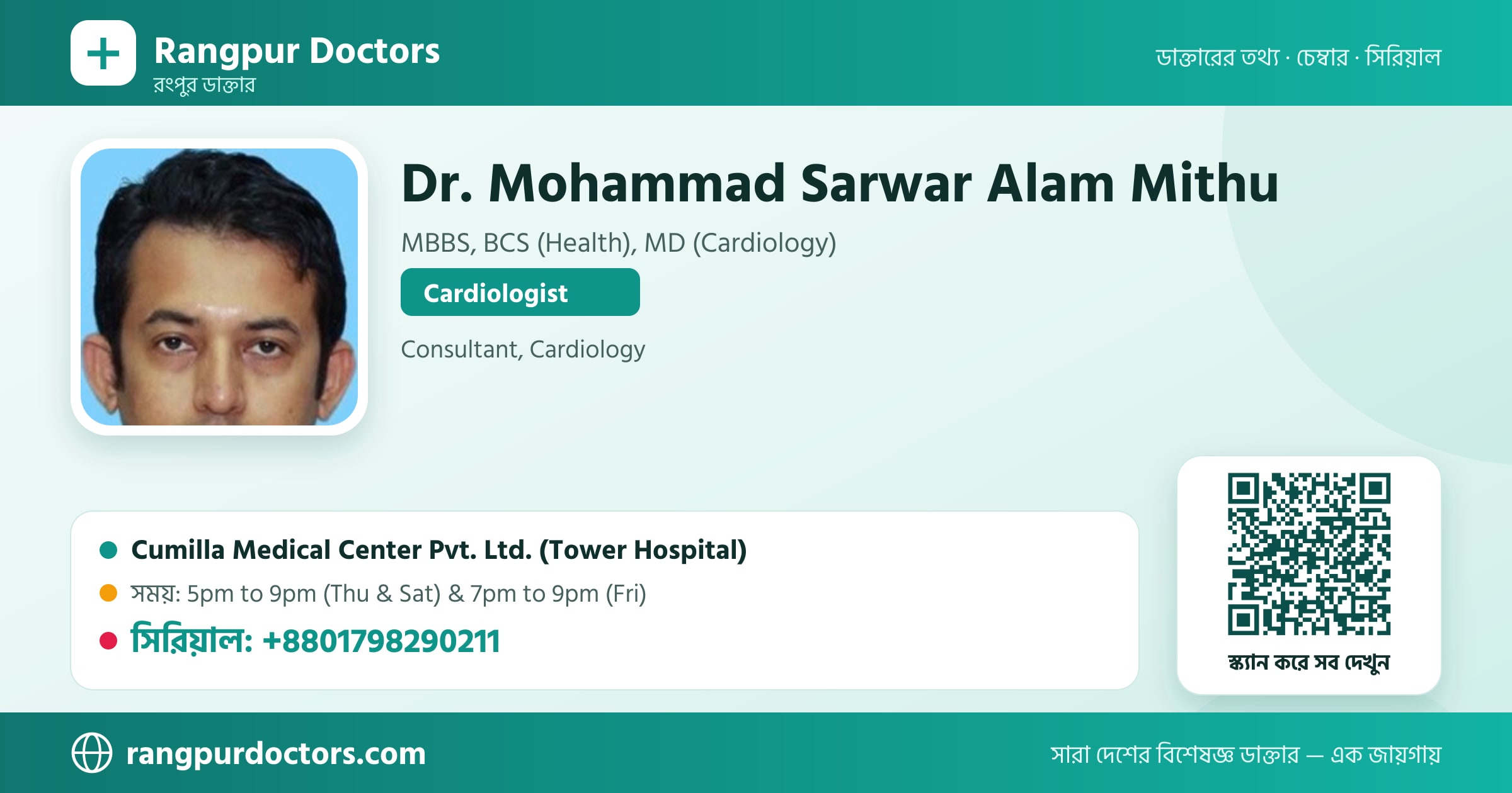 Dr. Mohammad Sarwar Alam Mithu — share card