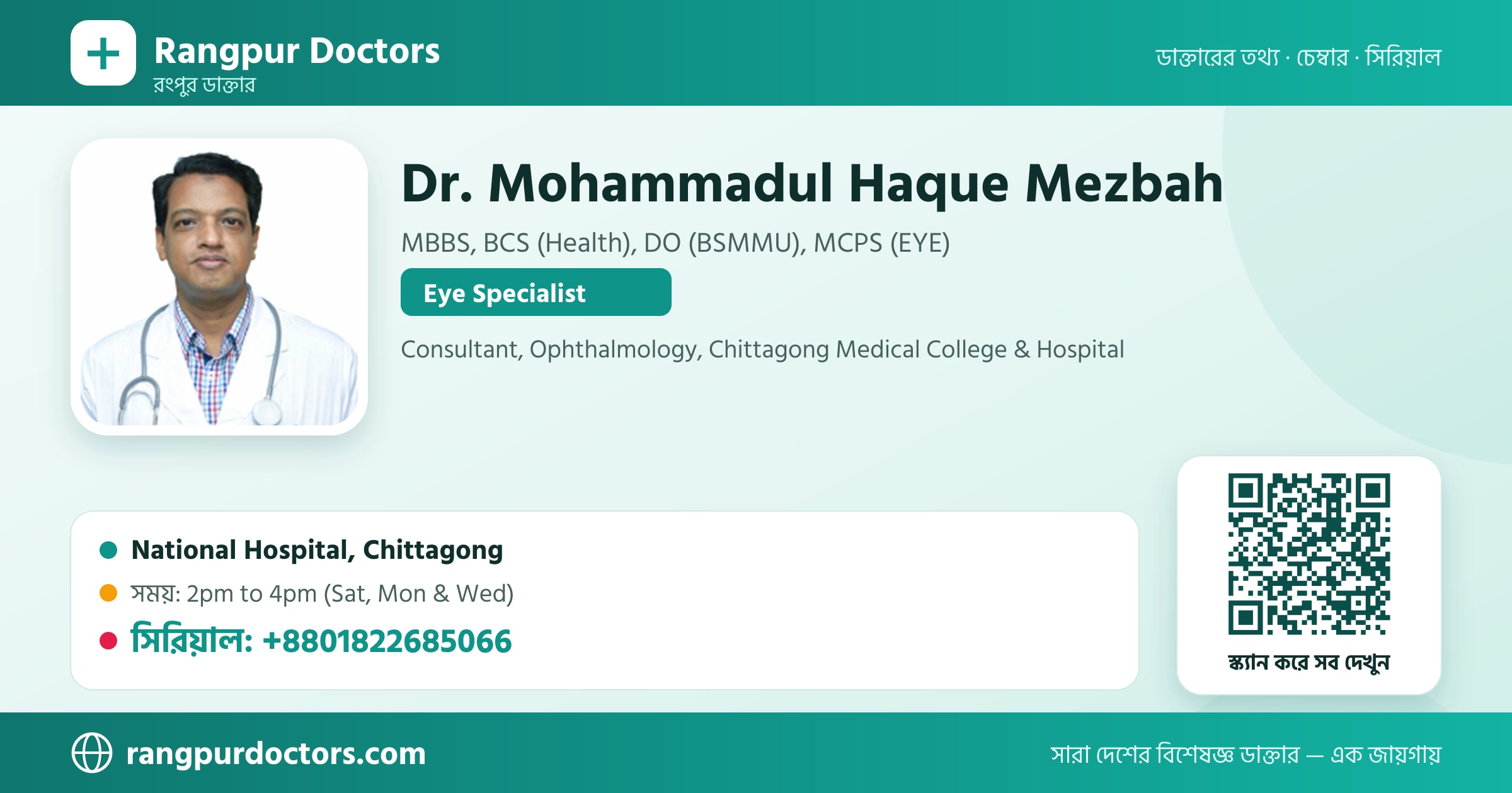 Dr. Mohammadul Haque Mezbah — share card