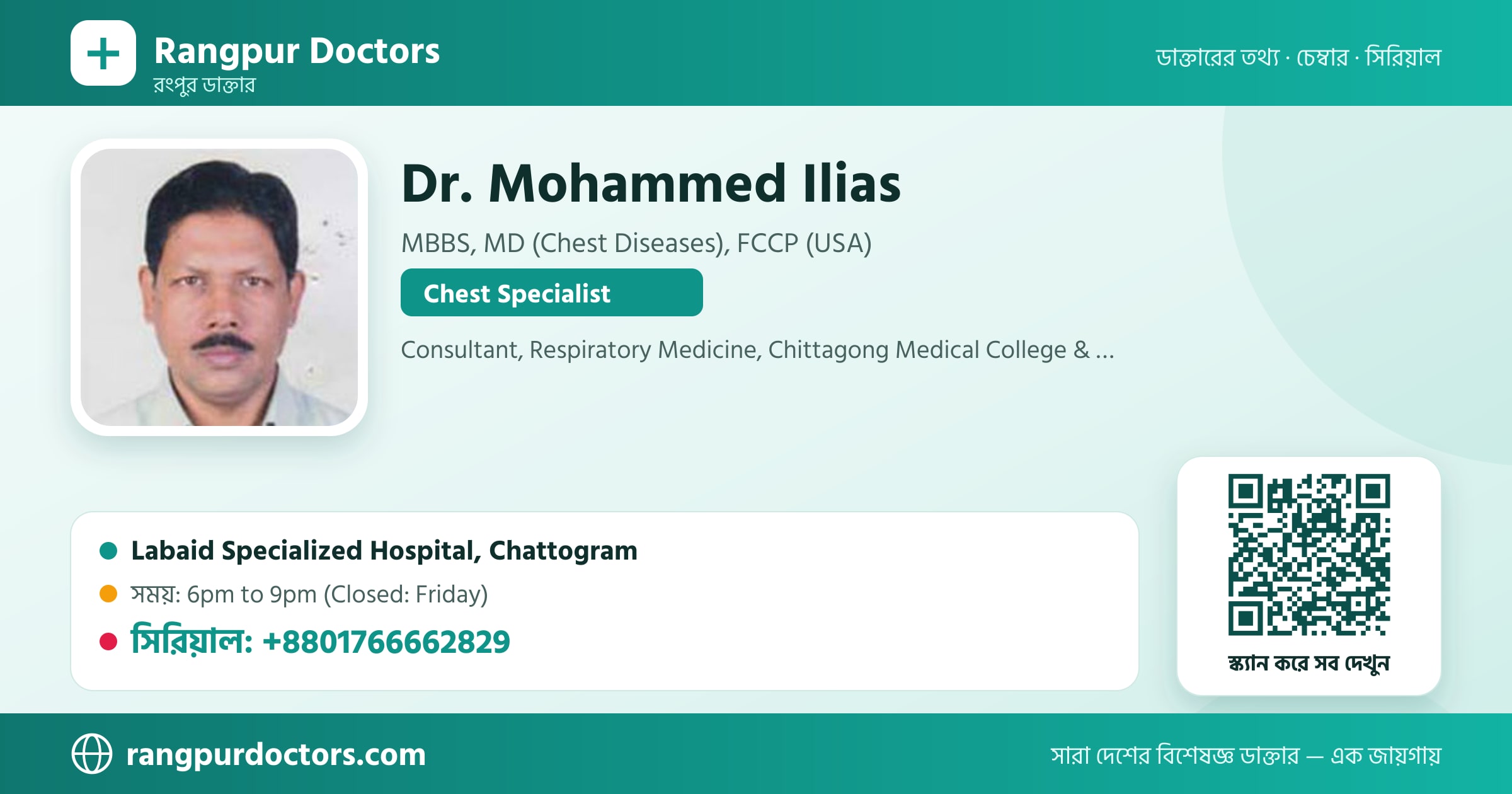 Dr. Mohammed Ilias — share card