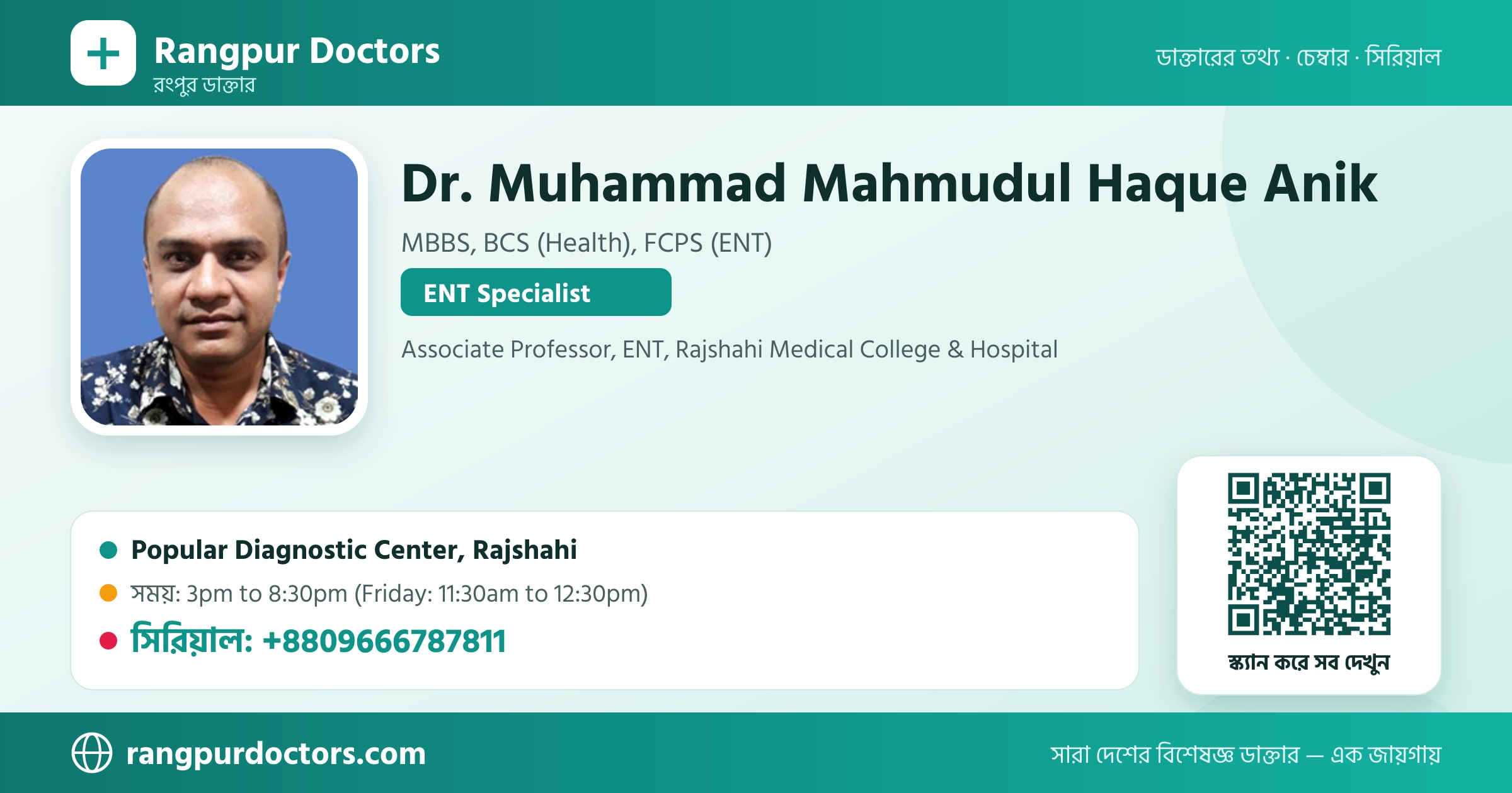 Dr. Muhammad Mahmudul Haque Anik — share card