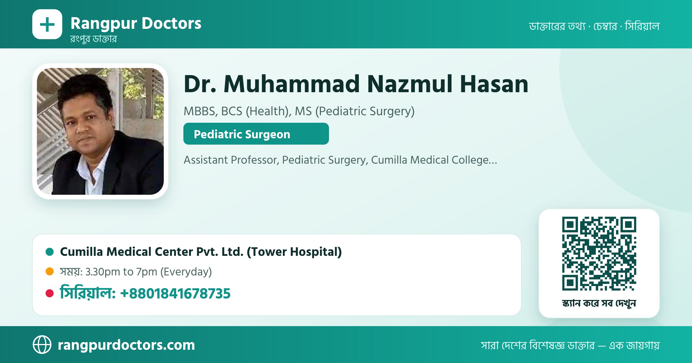 Dr. Muhammad Nazmul Hasan — share card