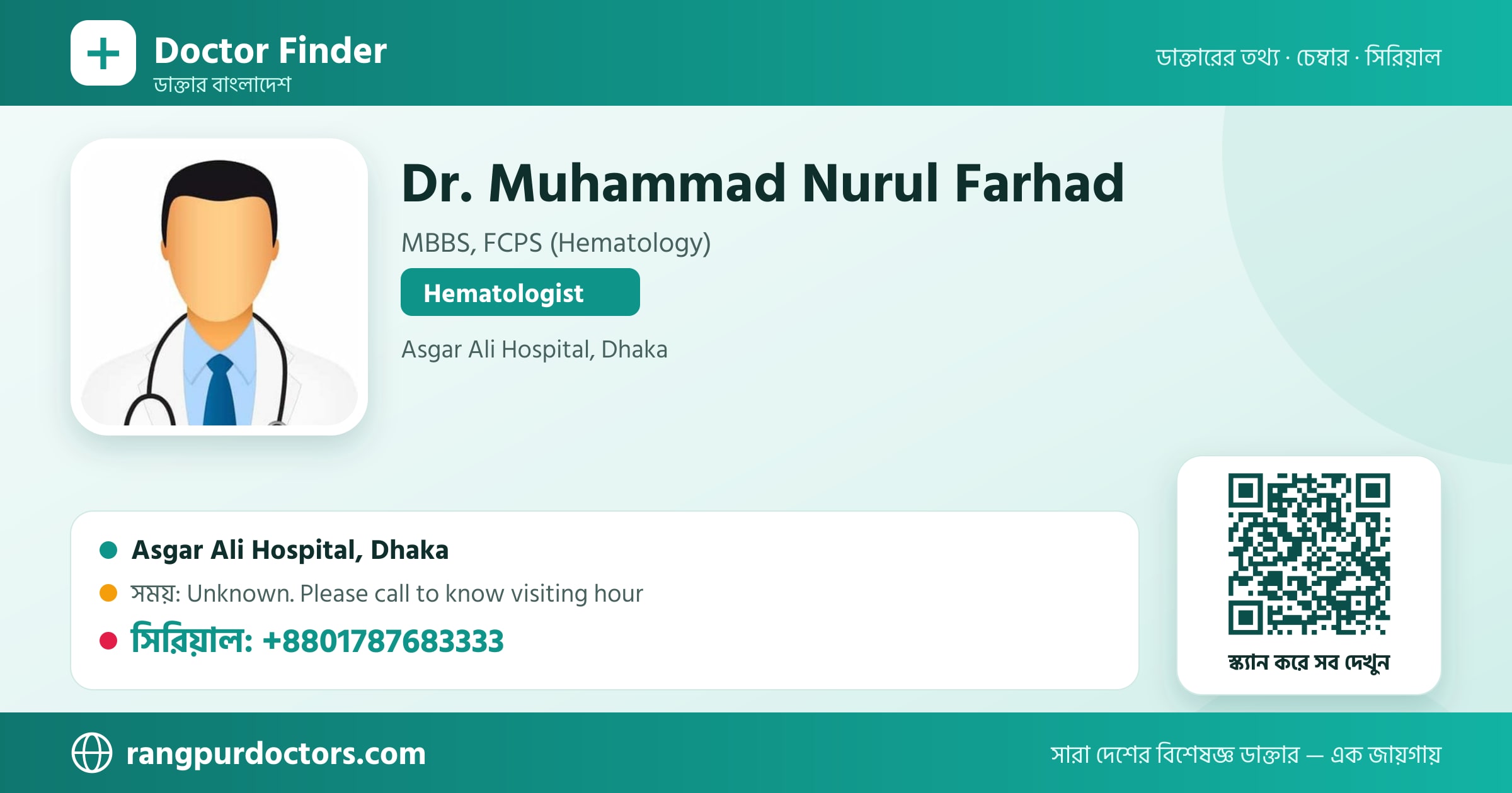 Dr. Muhammad Nurul Farhad — share card