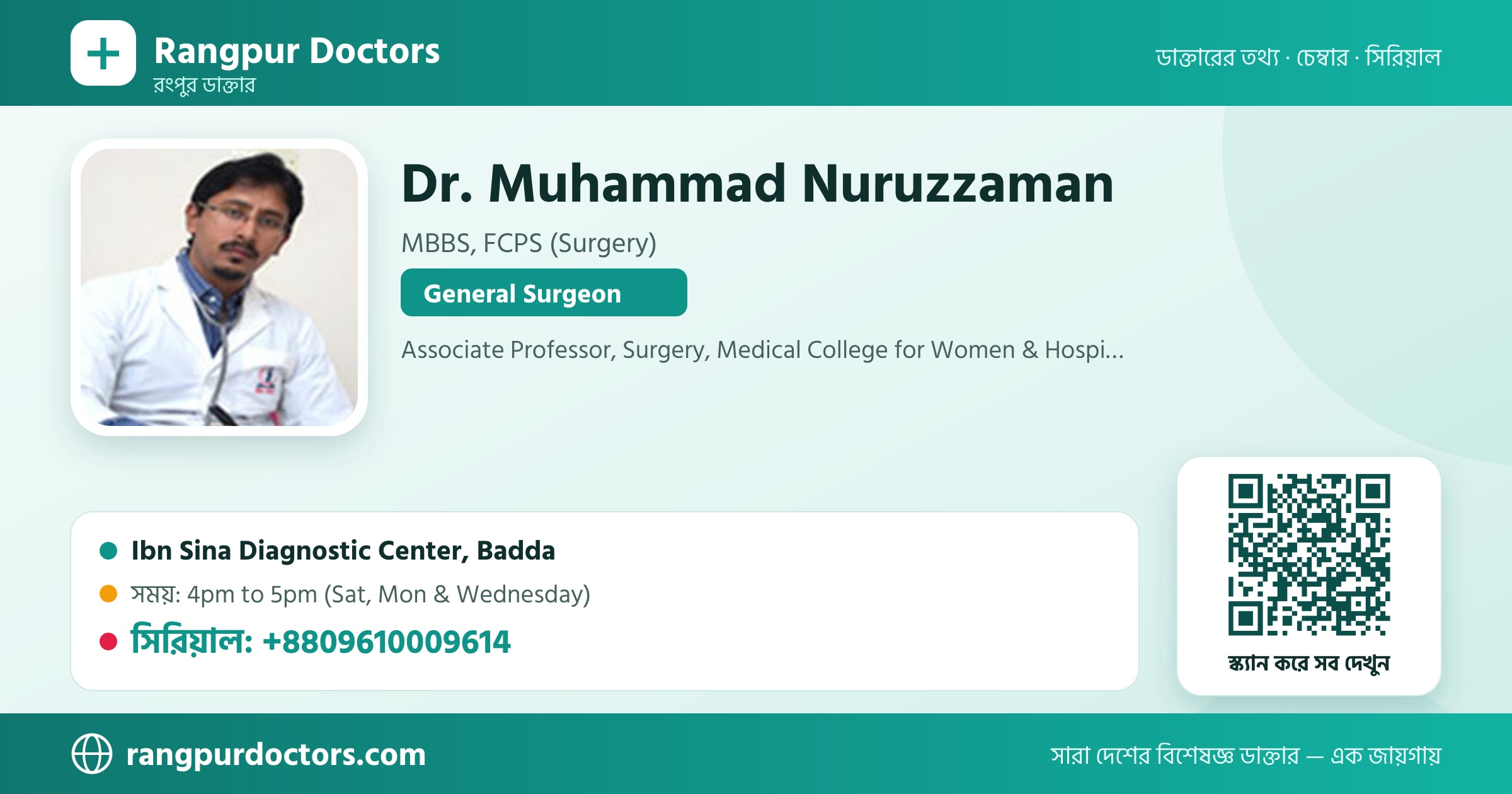 Dr. Muhammad Nuruzzaman — share card