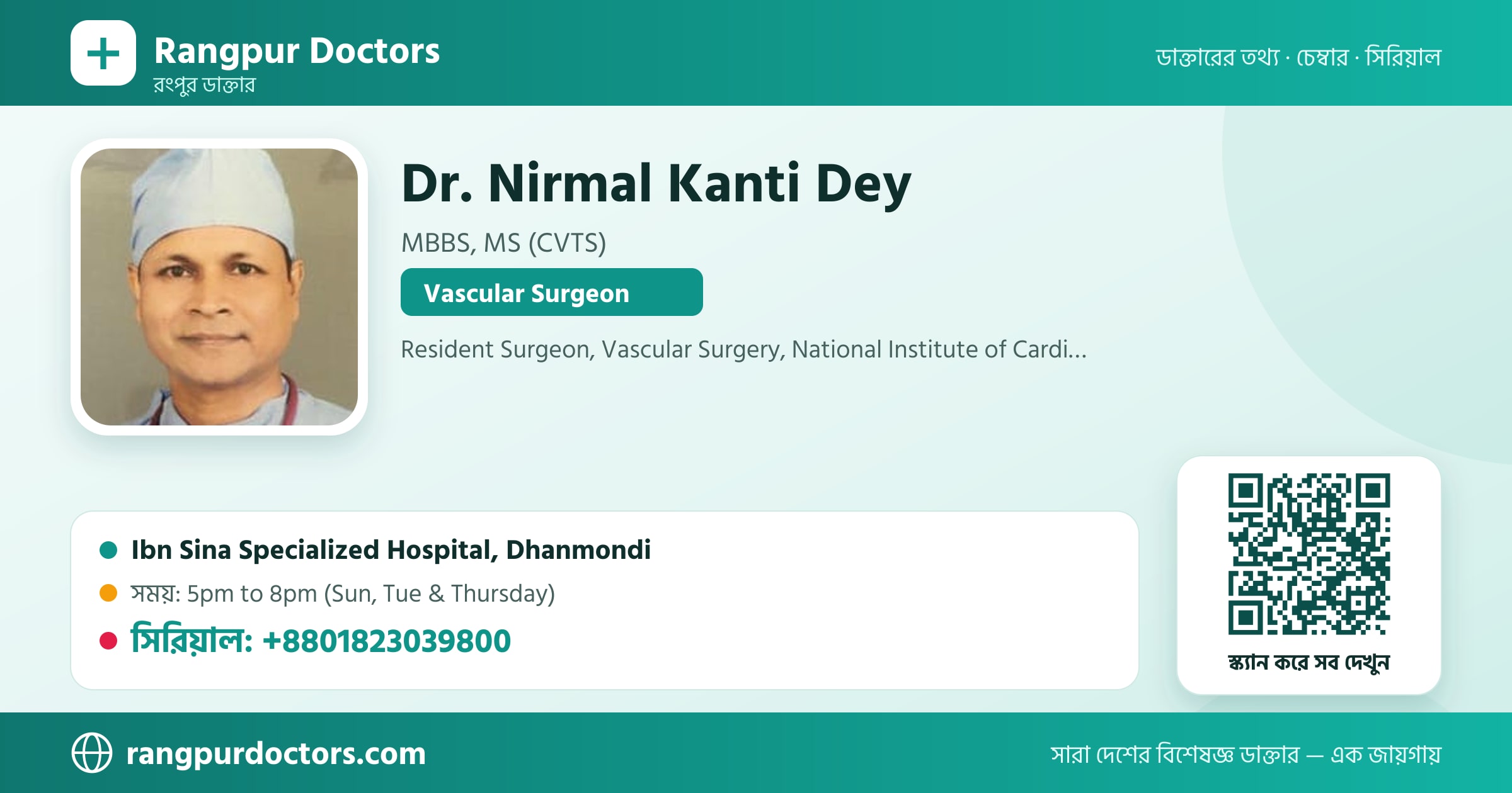 Dr. Nirmal Kanti Dey — share card