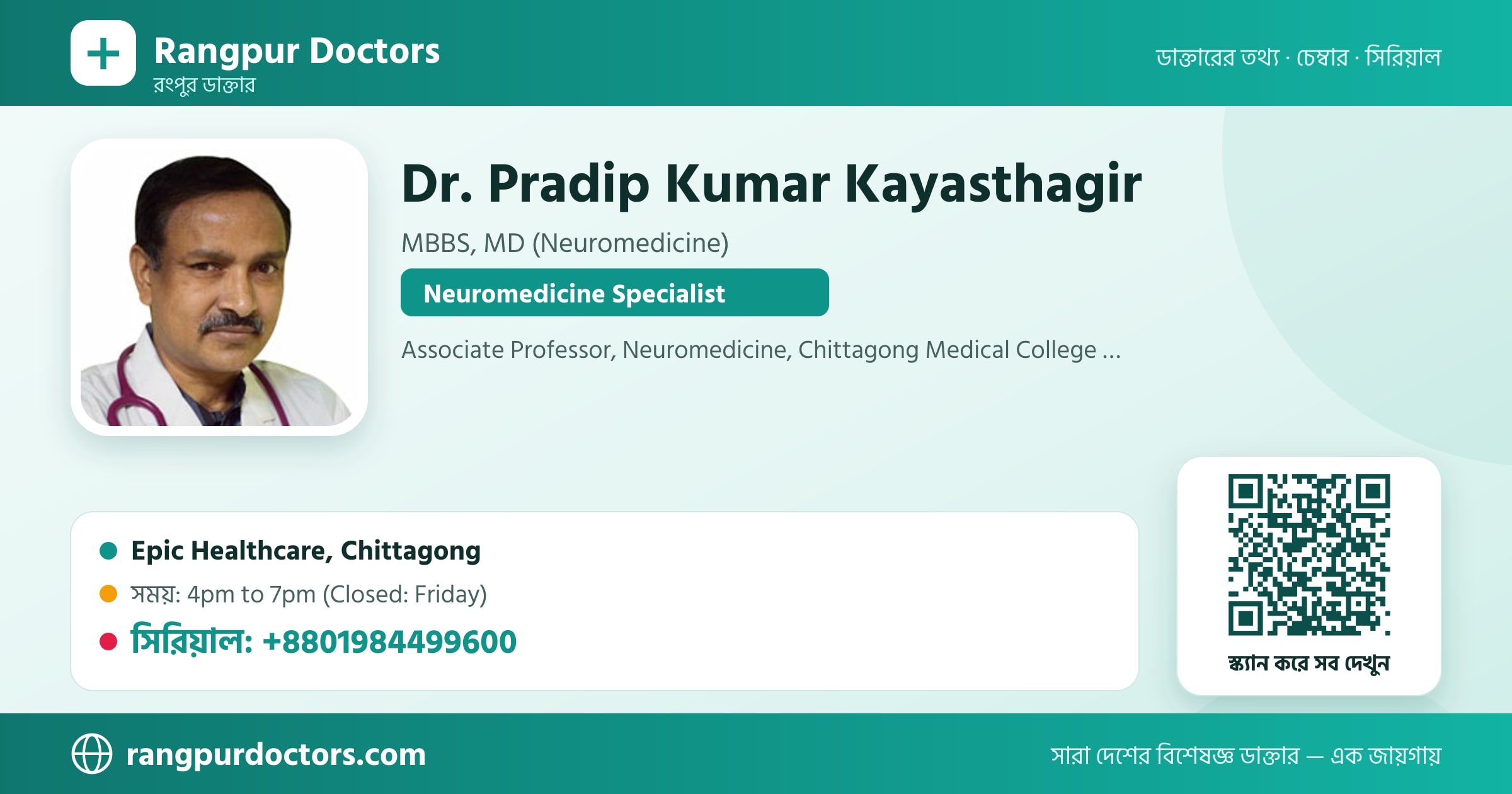 Dr. Pradip Kumar Kayasthagir — share card
