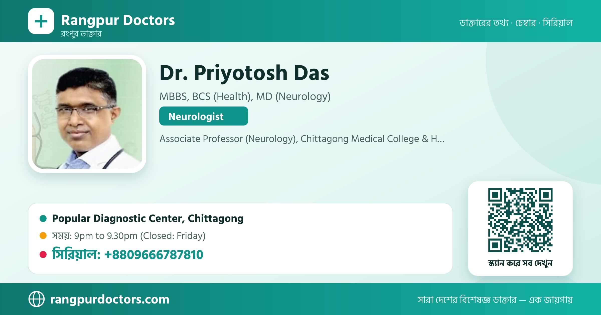 Dr. Priyotosh Das — share card