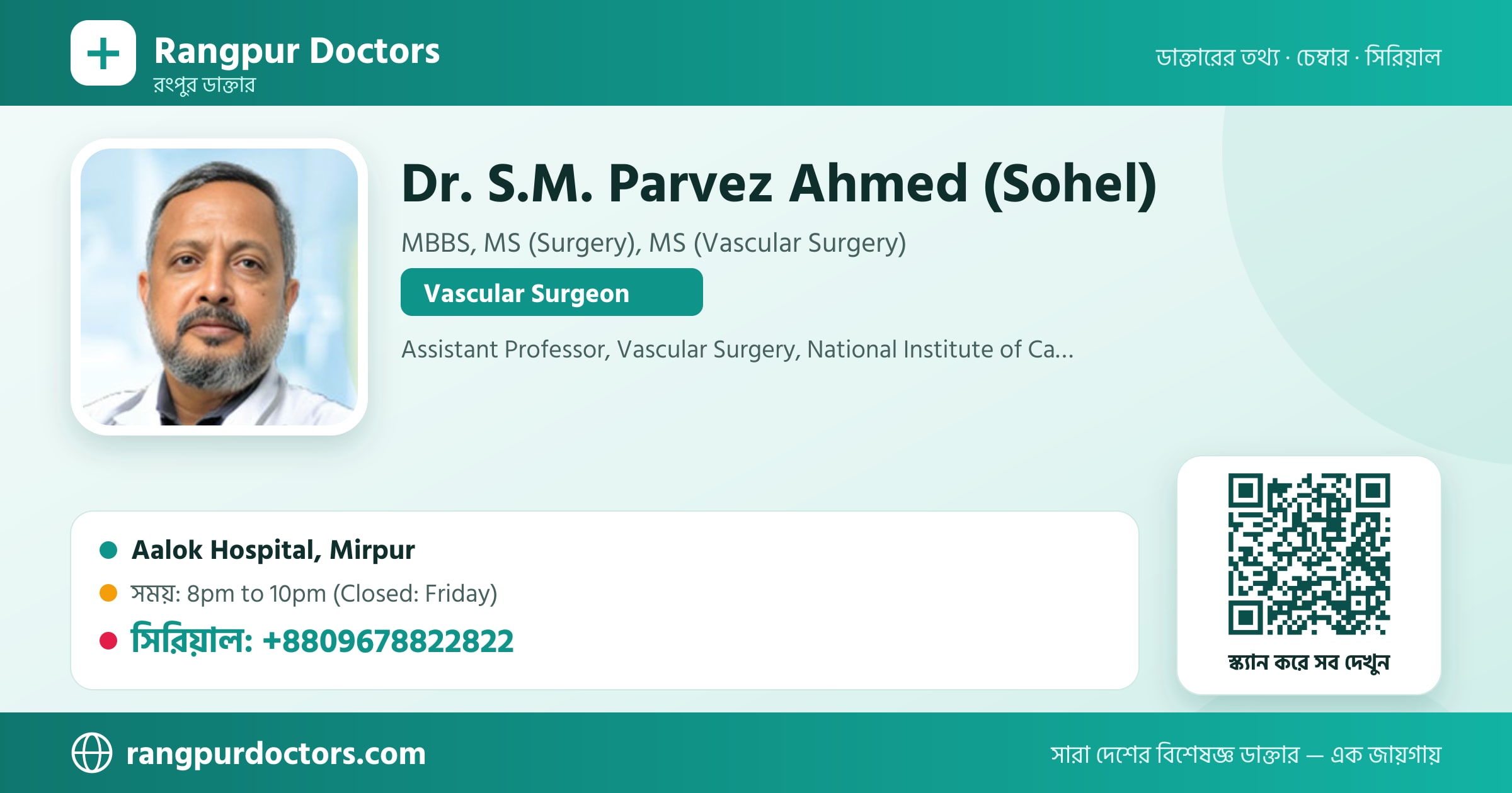 Dr. S.M. Parvez Ahmed (Sohel) — share card