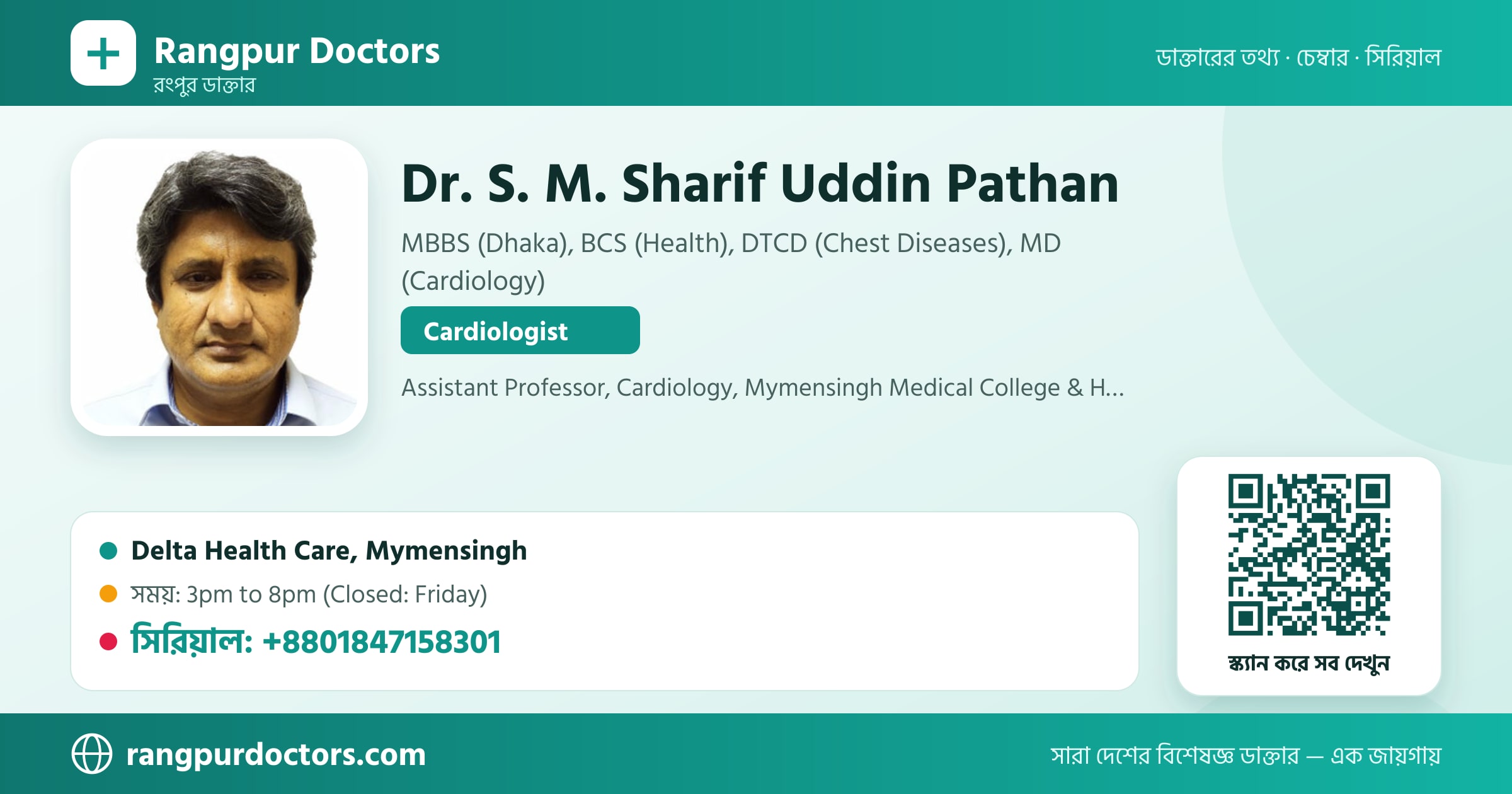 Dr. S. M. Sharif Uddin Pathan — share card