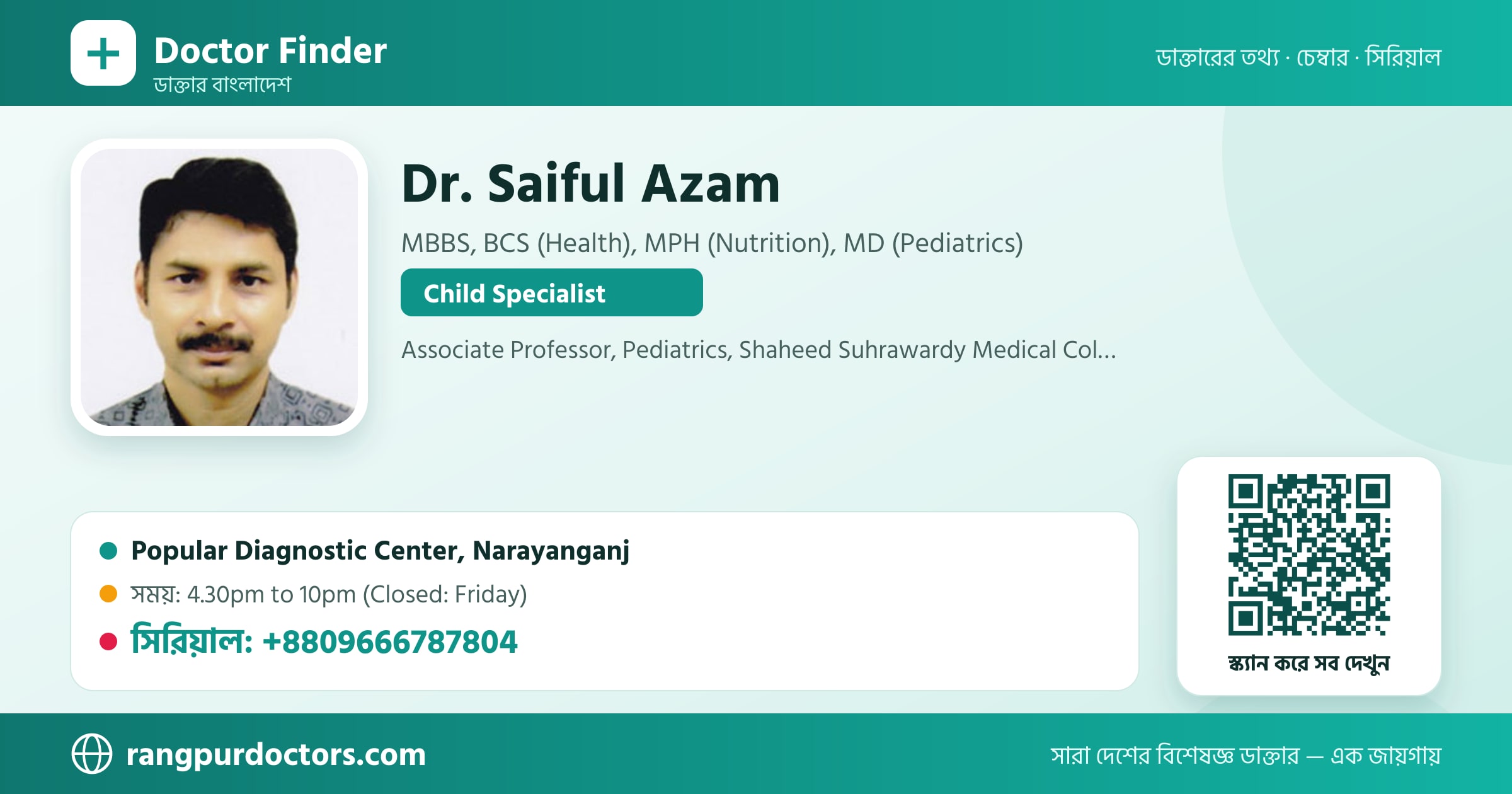 Dr. Saiful Azam — share card