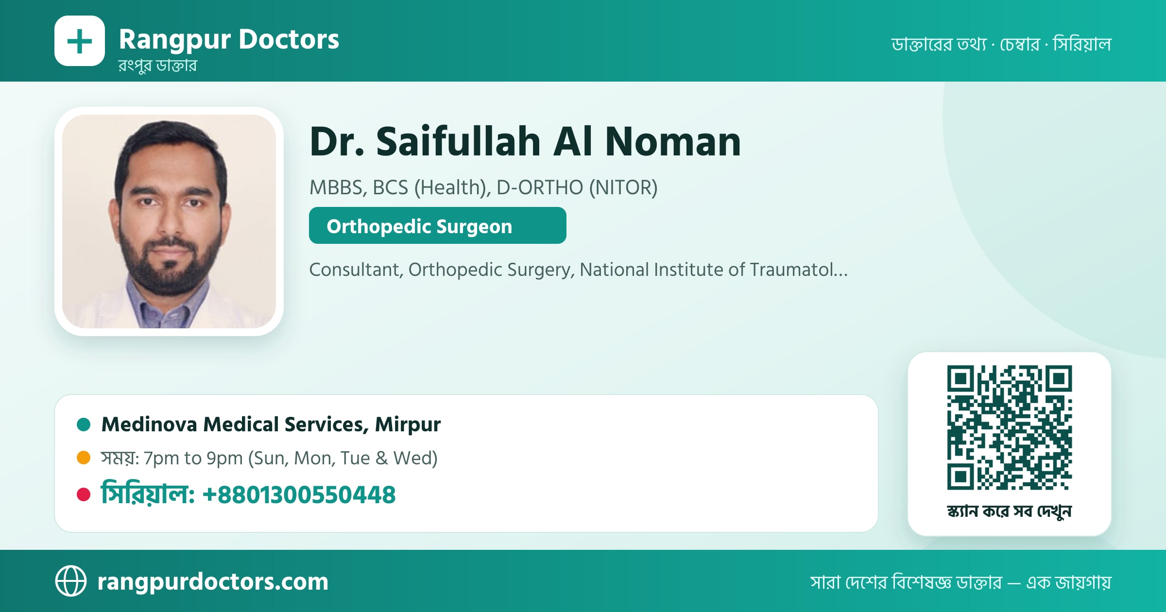 Dr. Saifullah Al Noman — share card