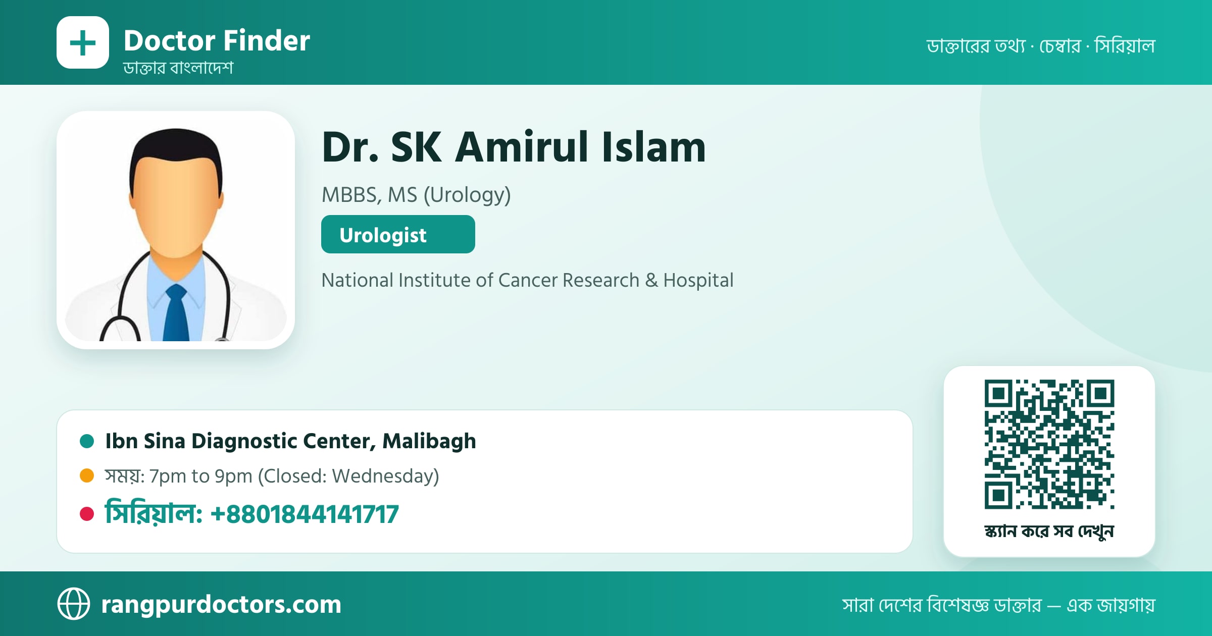 Dr. SK Amirul Islam — share card