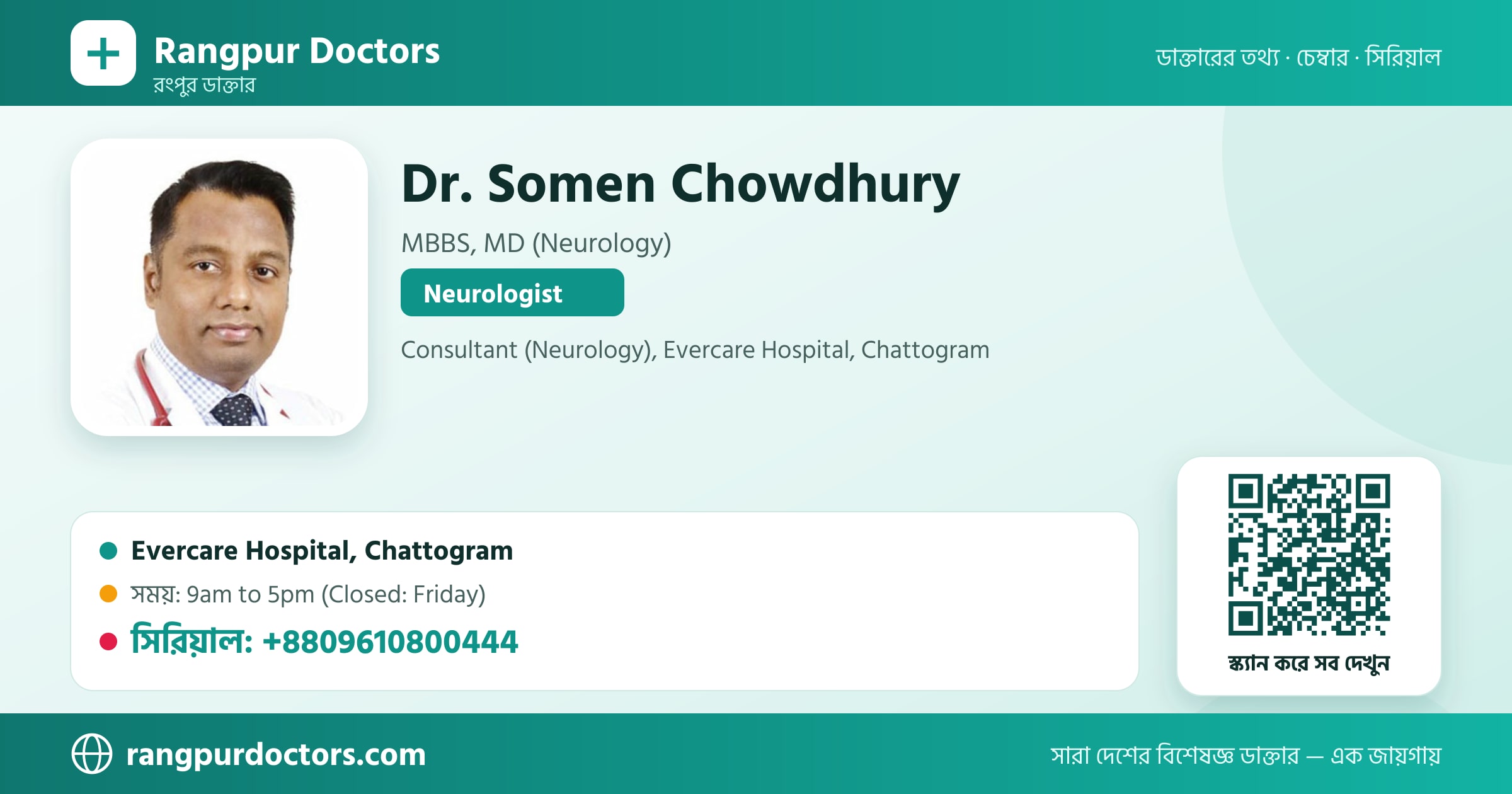 Dr. Somen Chowdhury — share card