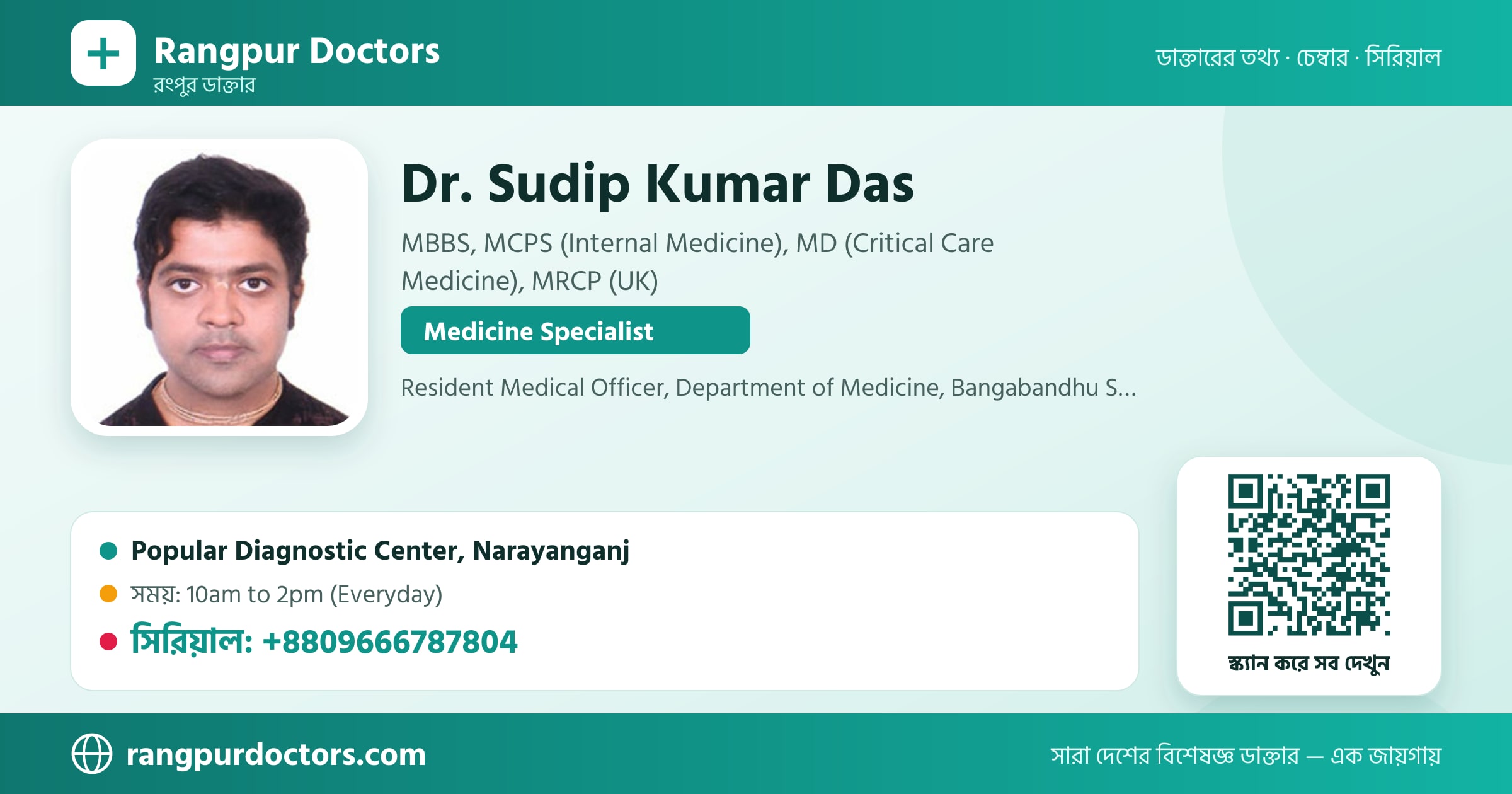 Dr. Sudip Kumar Das — share card